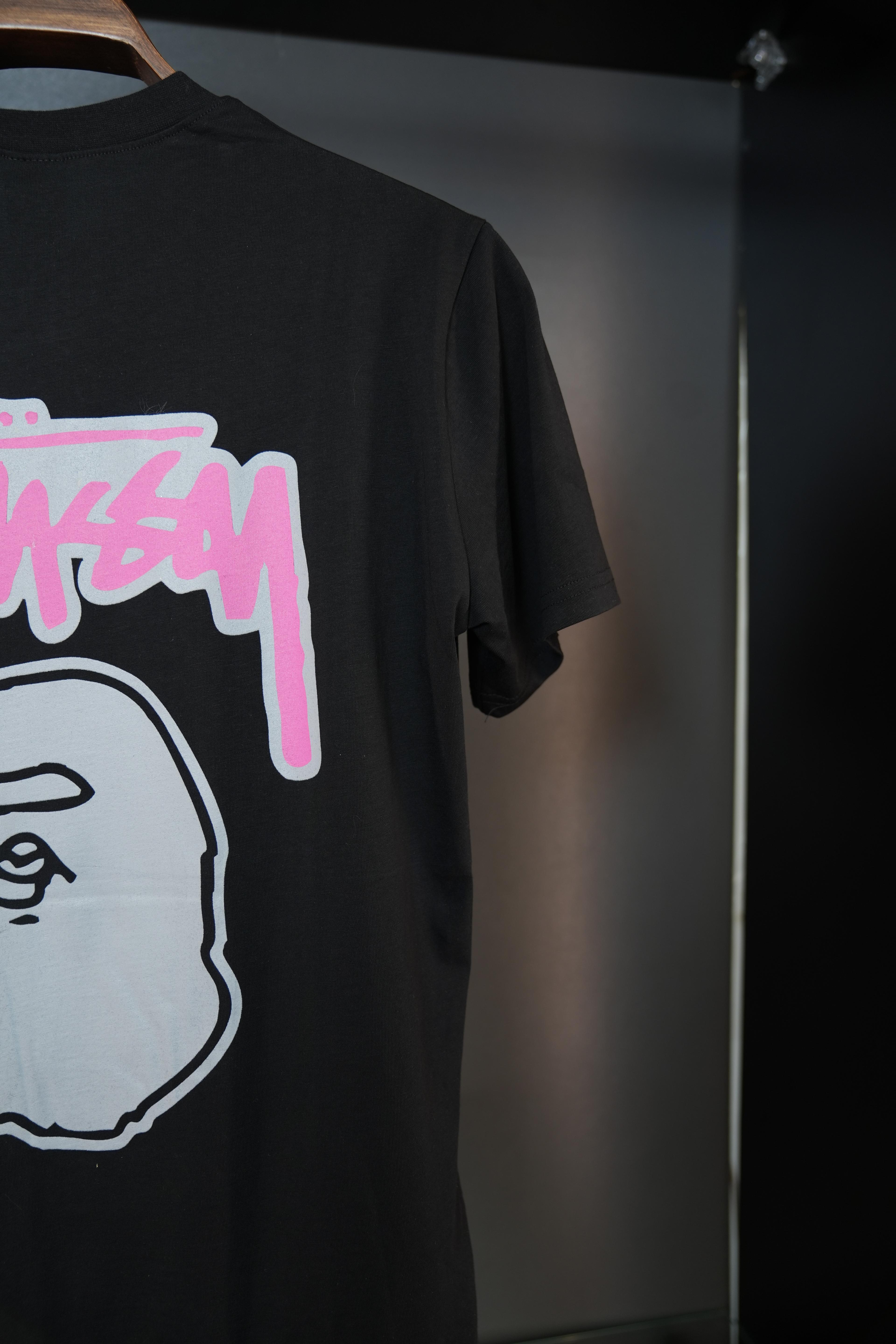 Stussy x bape tişört 
