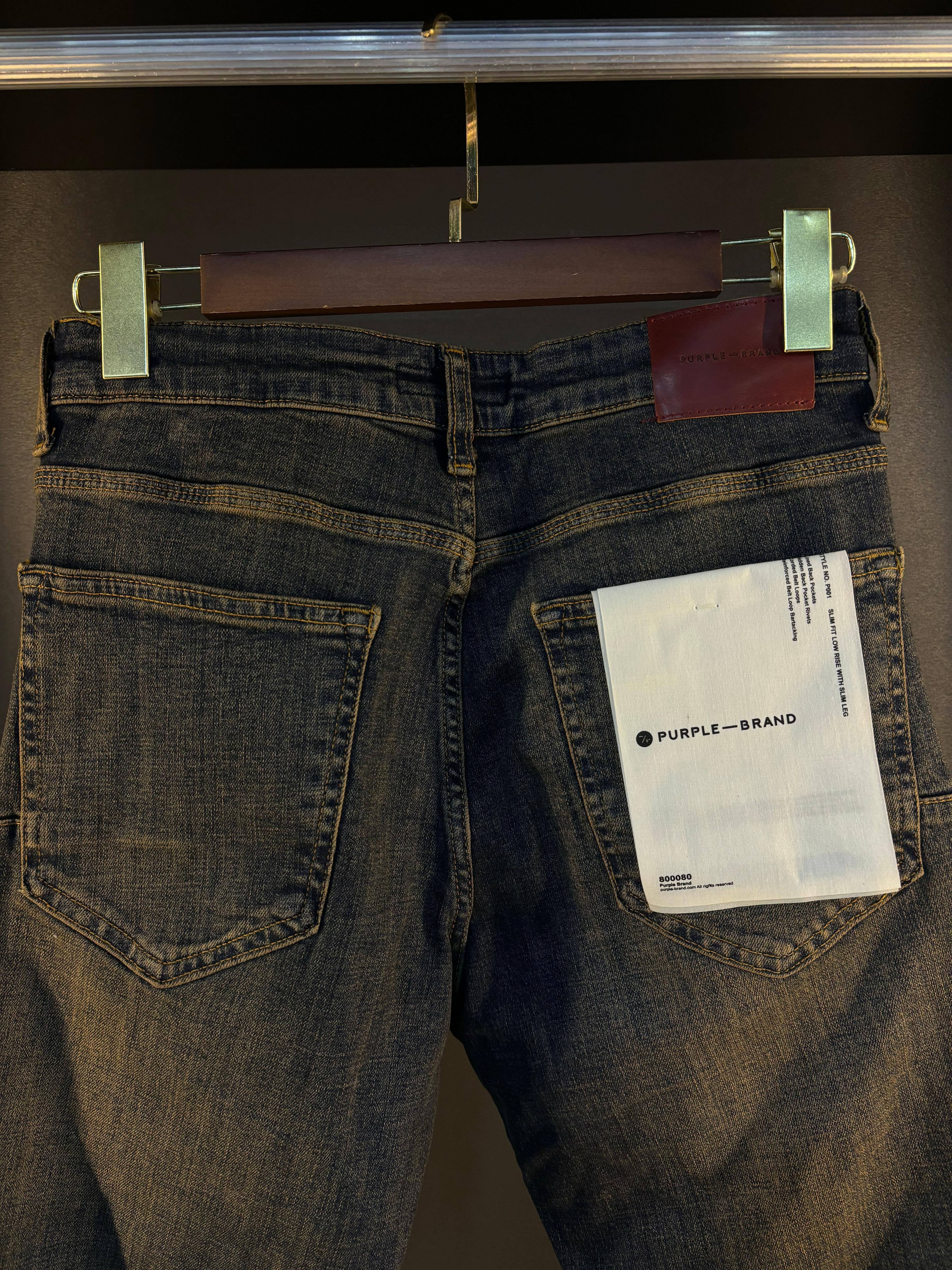 purple brand pantolon