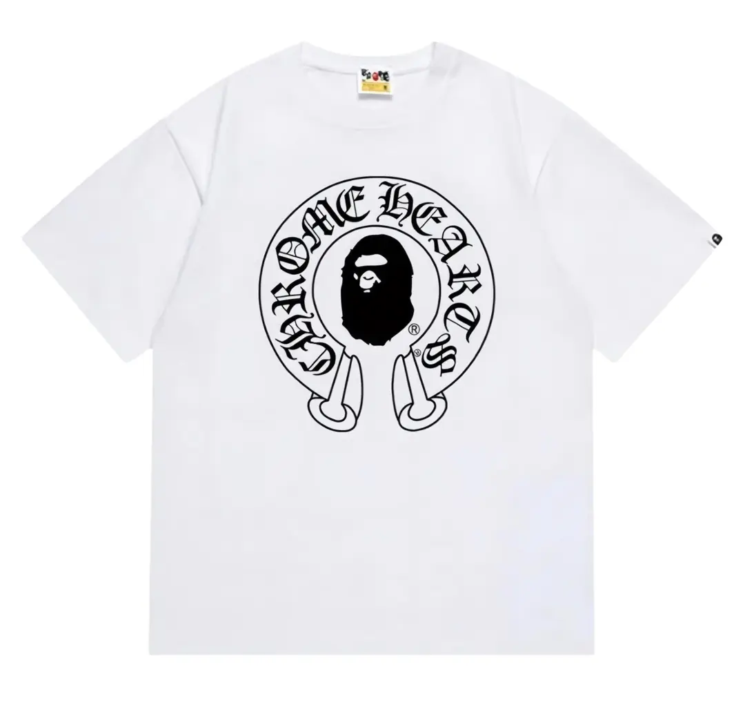 CHROME HEARTS A BATHING APE Tシャツ Bape x chrome hearts tişört