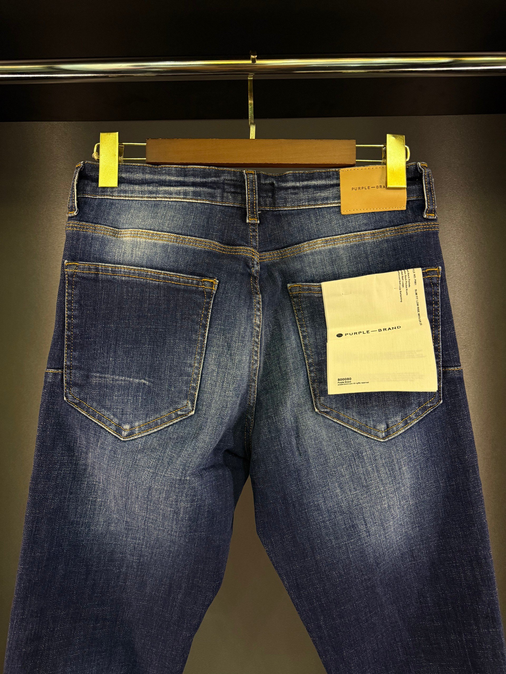 Purple jeans pantolon