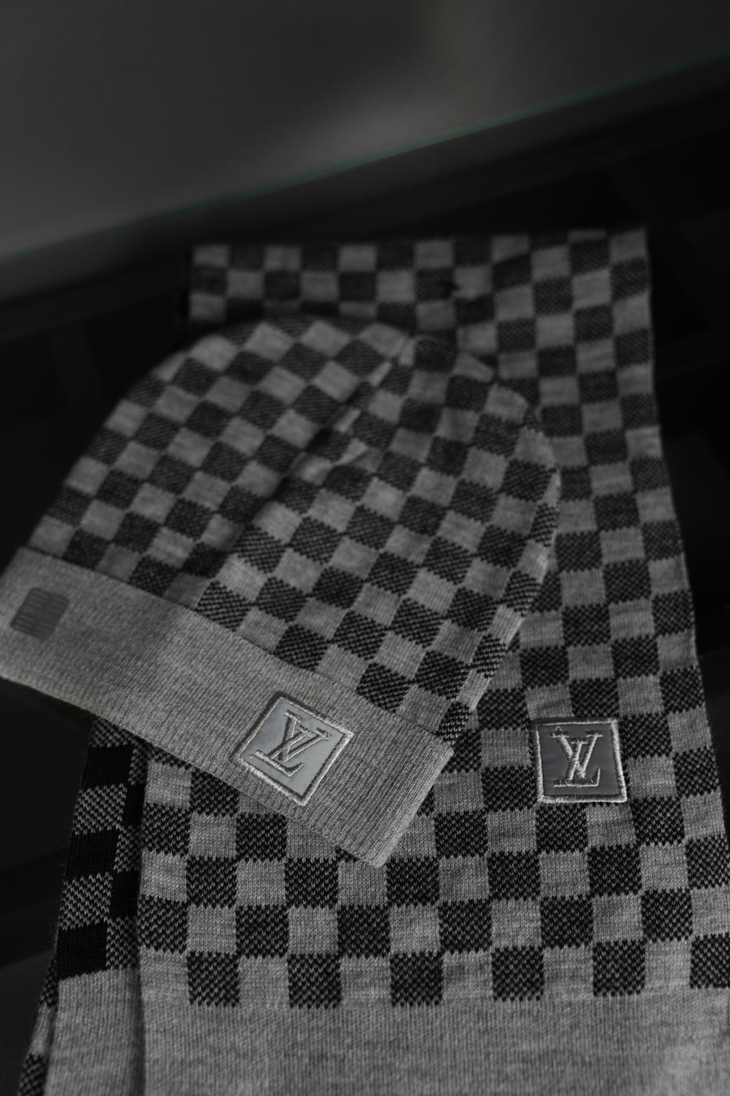 Louis vuitton atkı bere takım