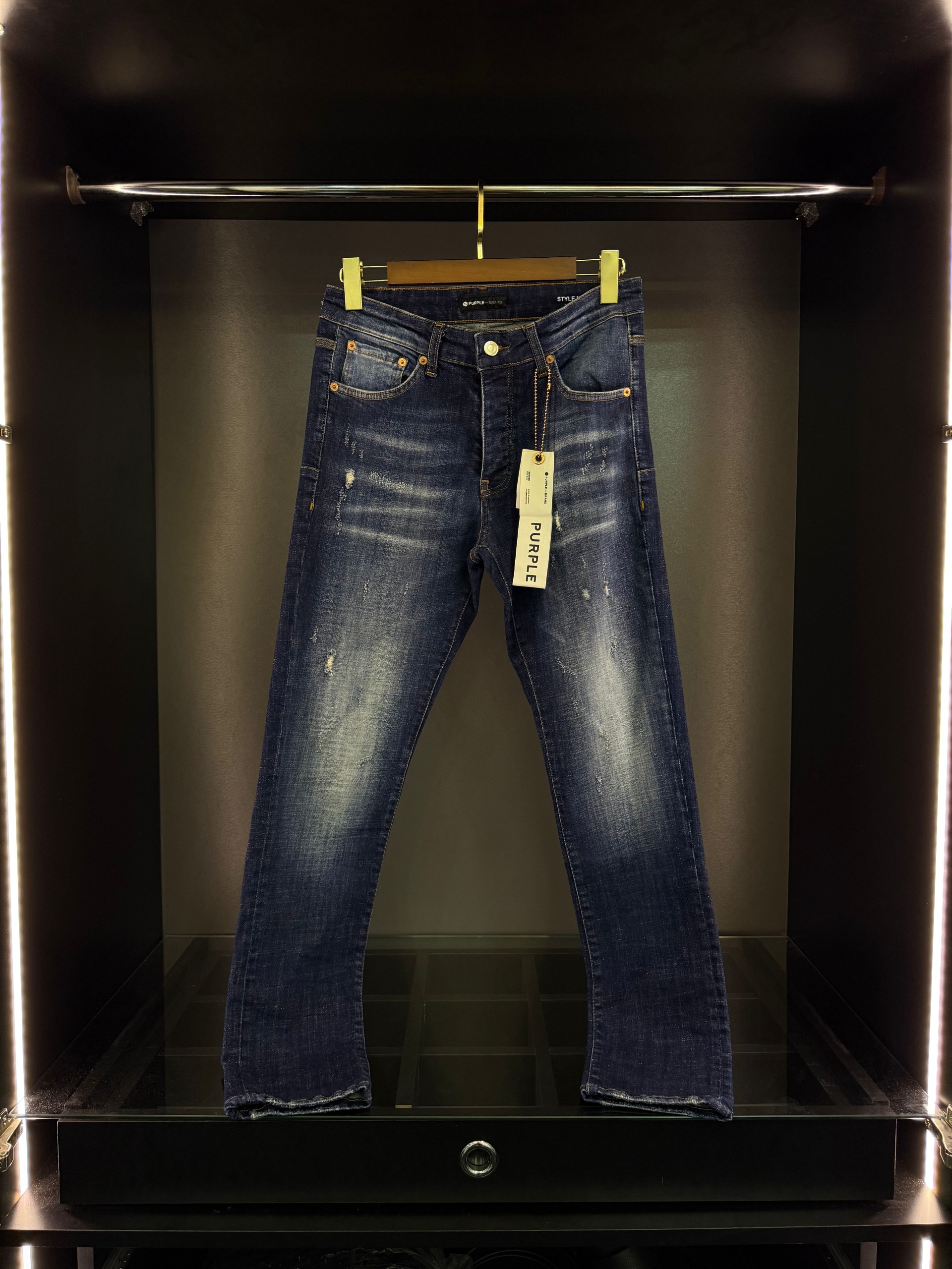 Purple jeans pantolon