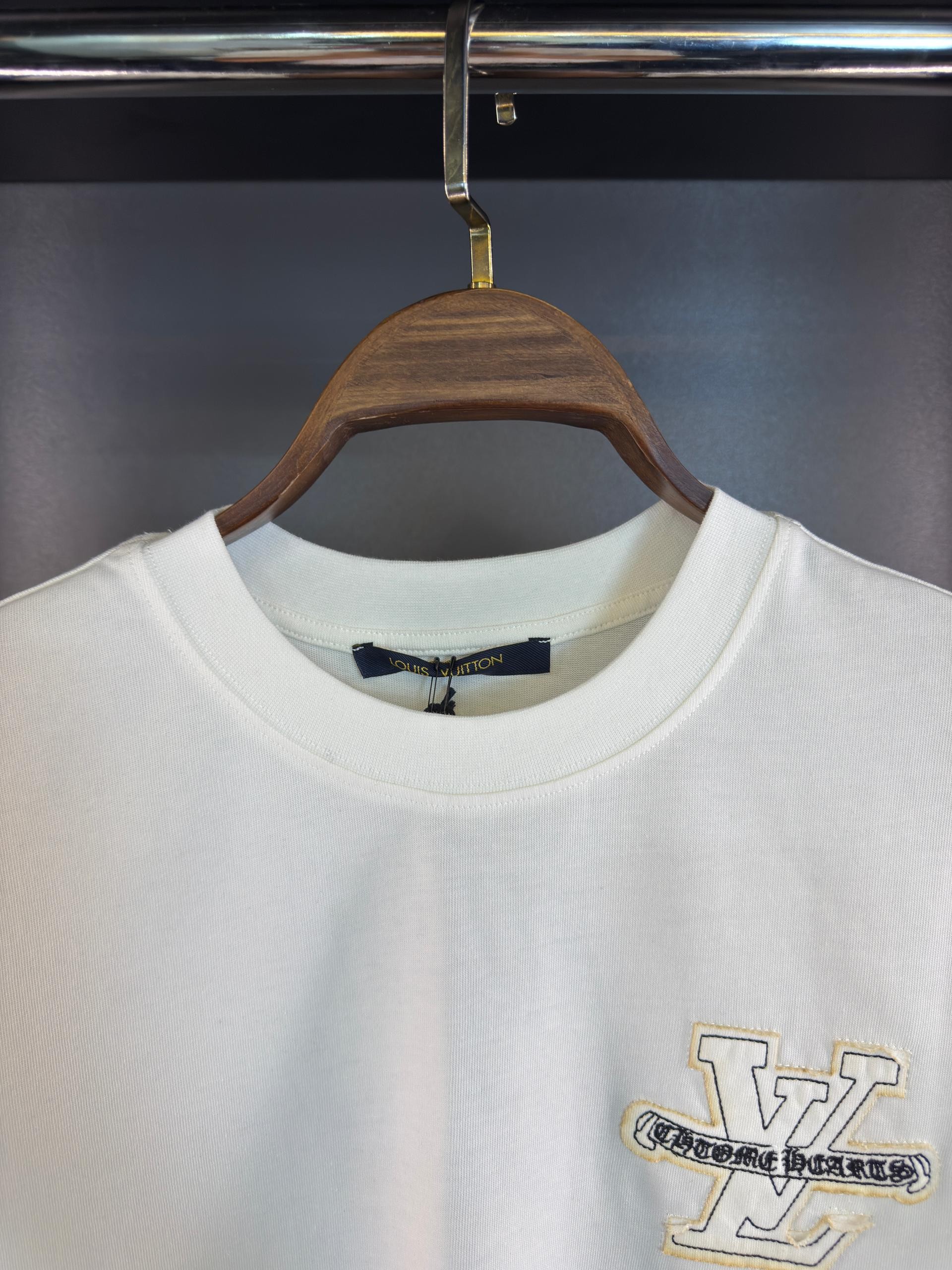 Louis Vuitton x chrome hearts tişört