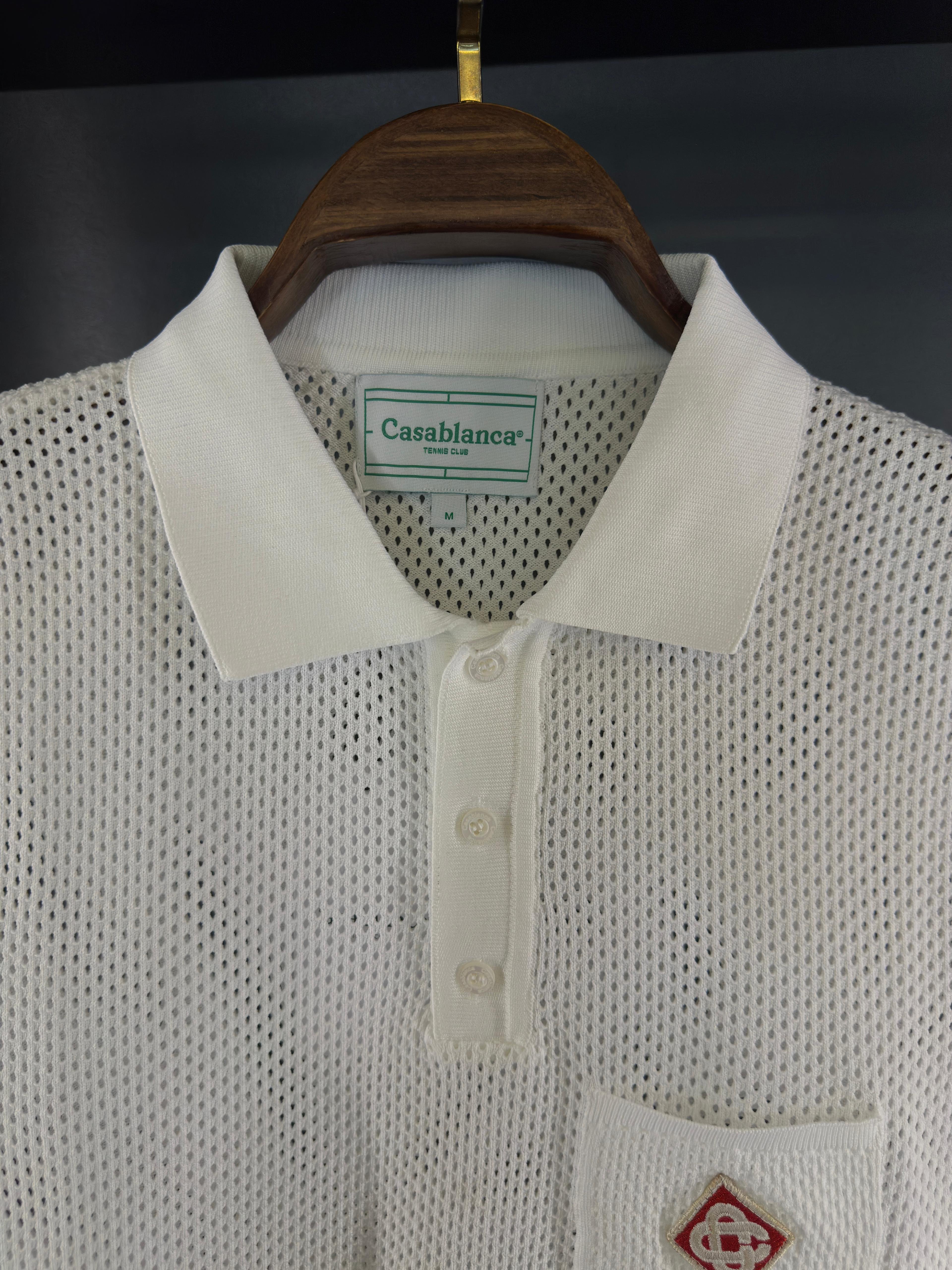 Casablanca polo örme tişört