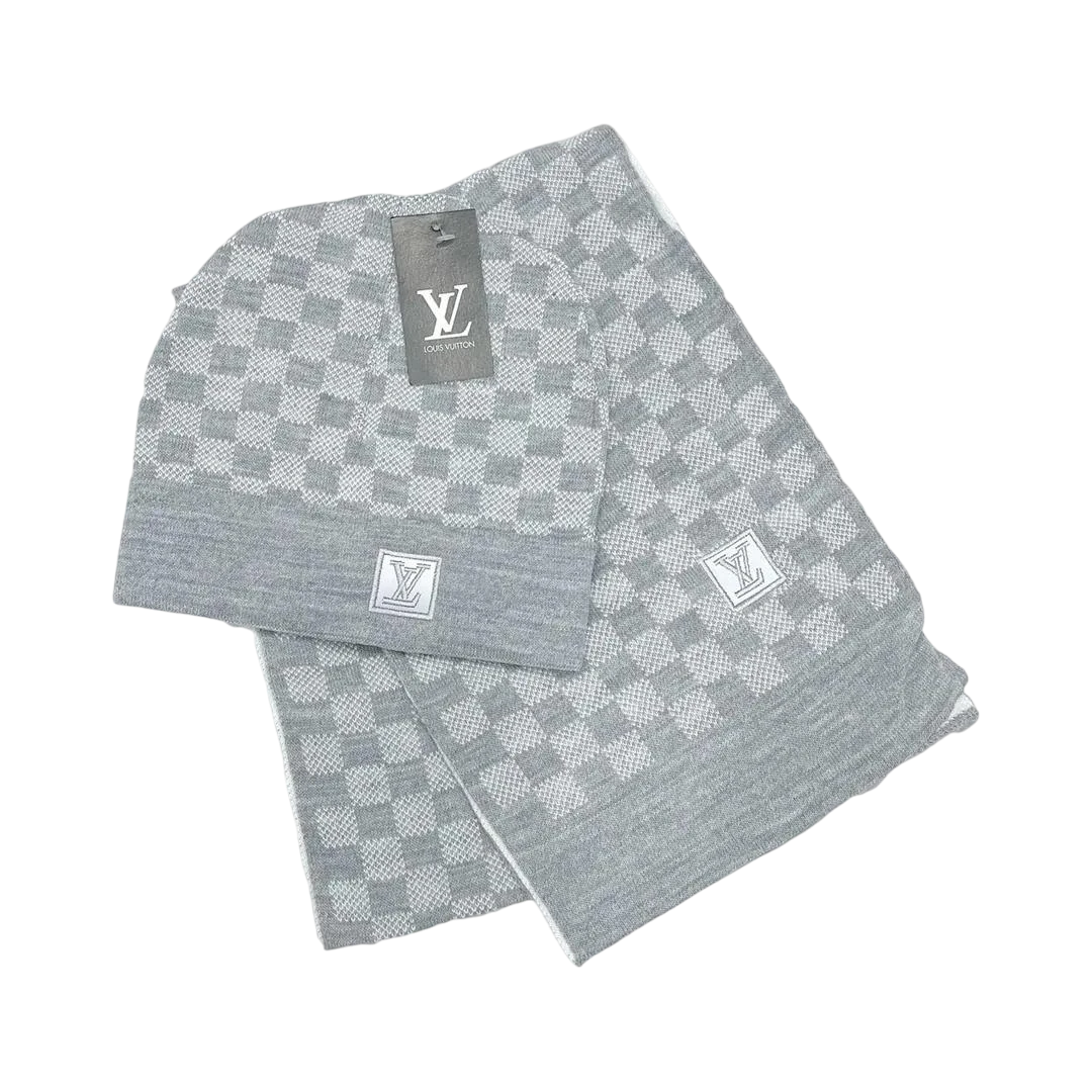 Louis vuitton atkı bere takım