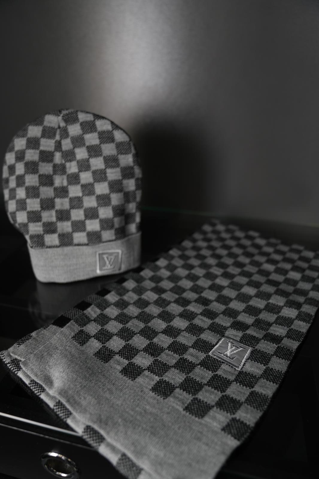 Louis vuitton atkı bere takım