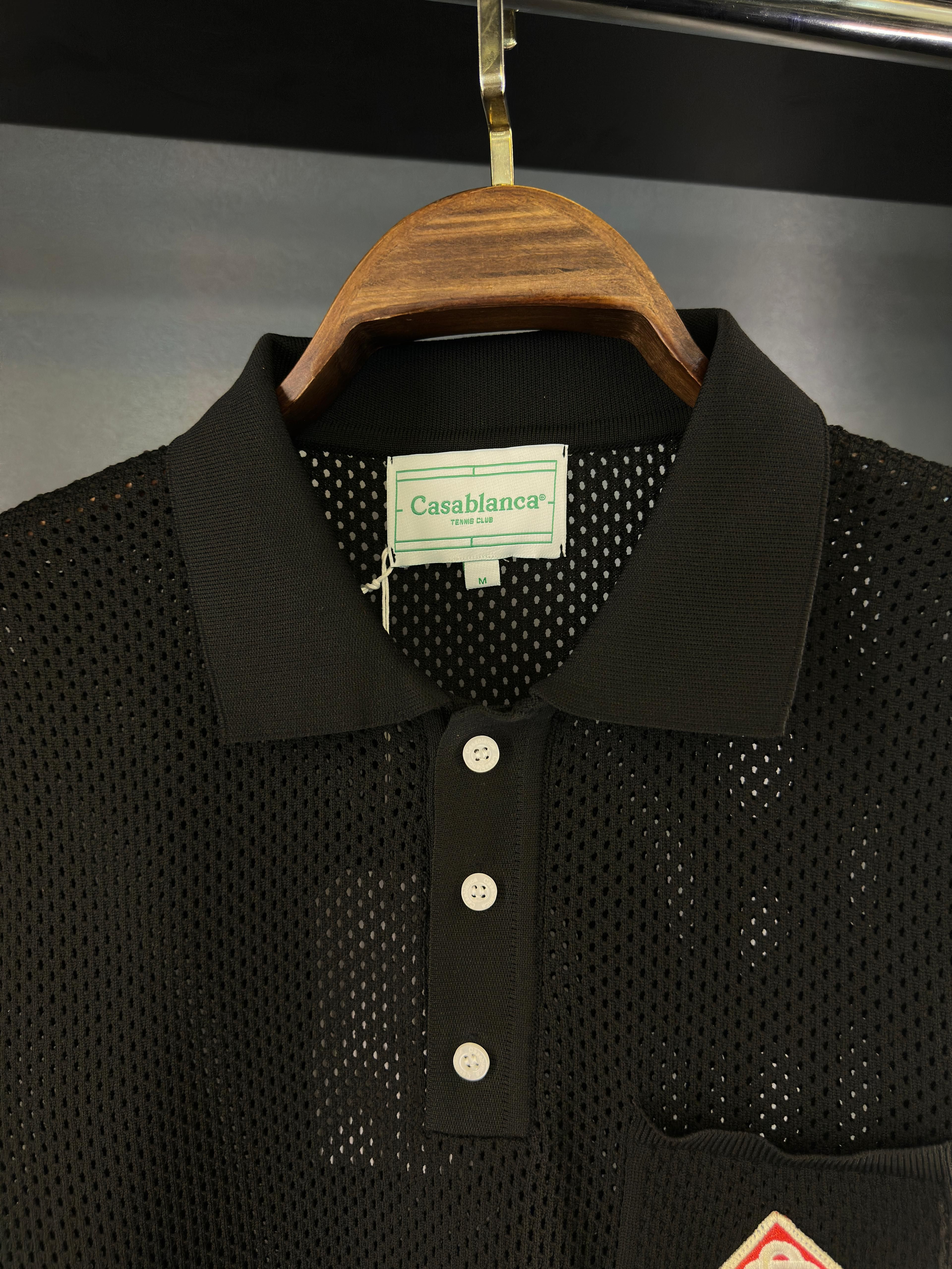 Casablanca polo örme tişört