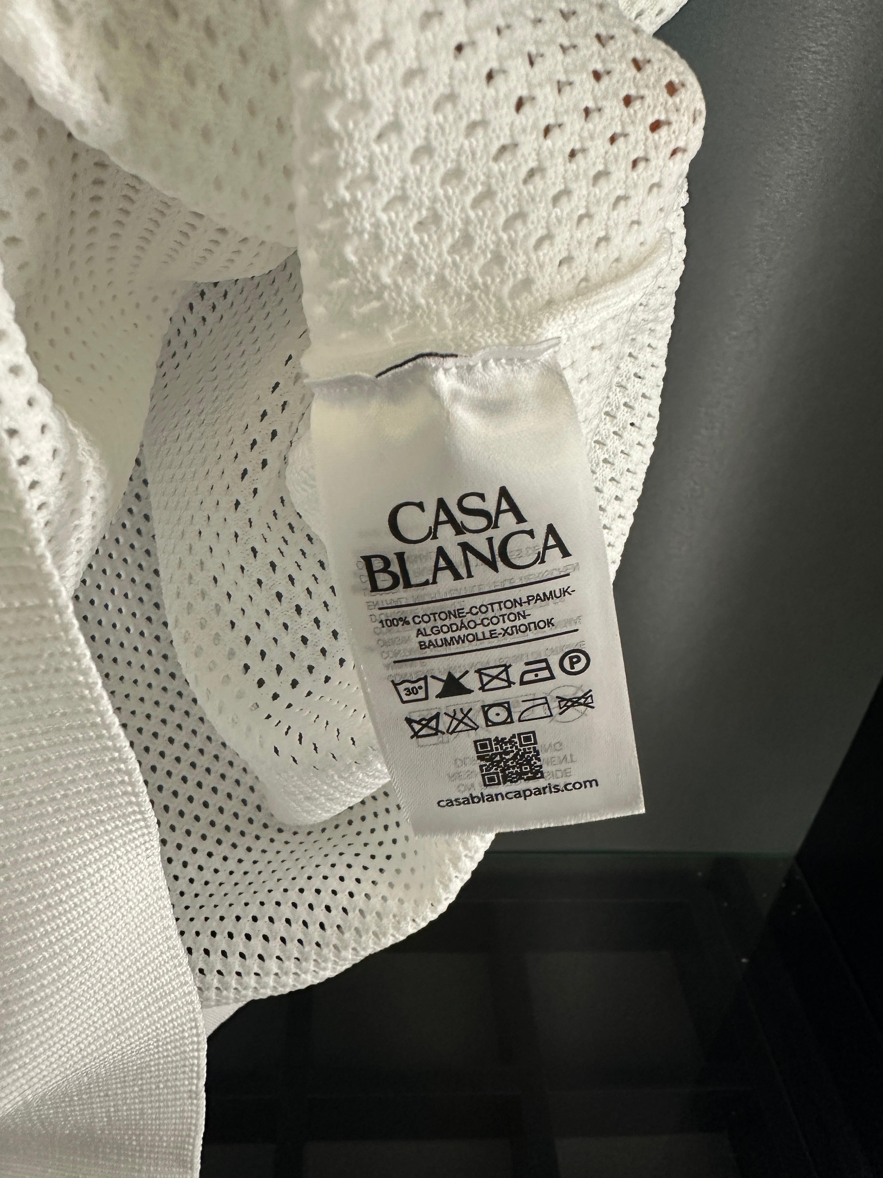Casablanca polo örme tişört