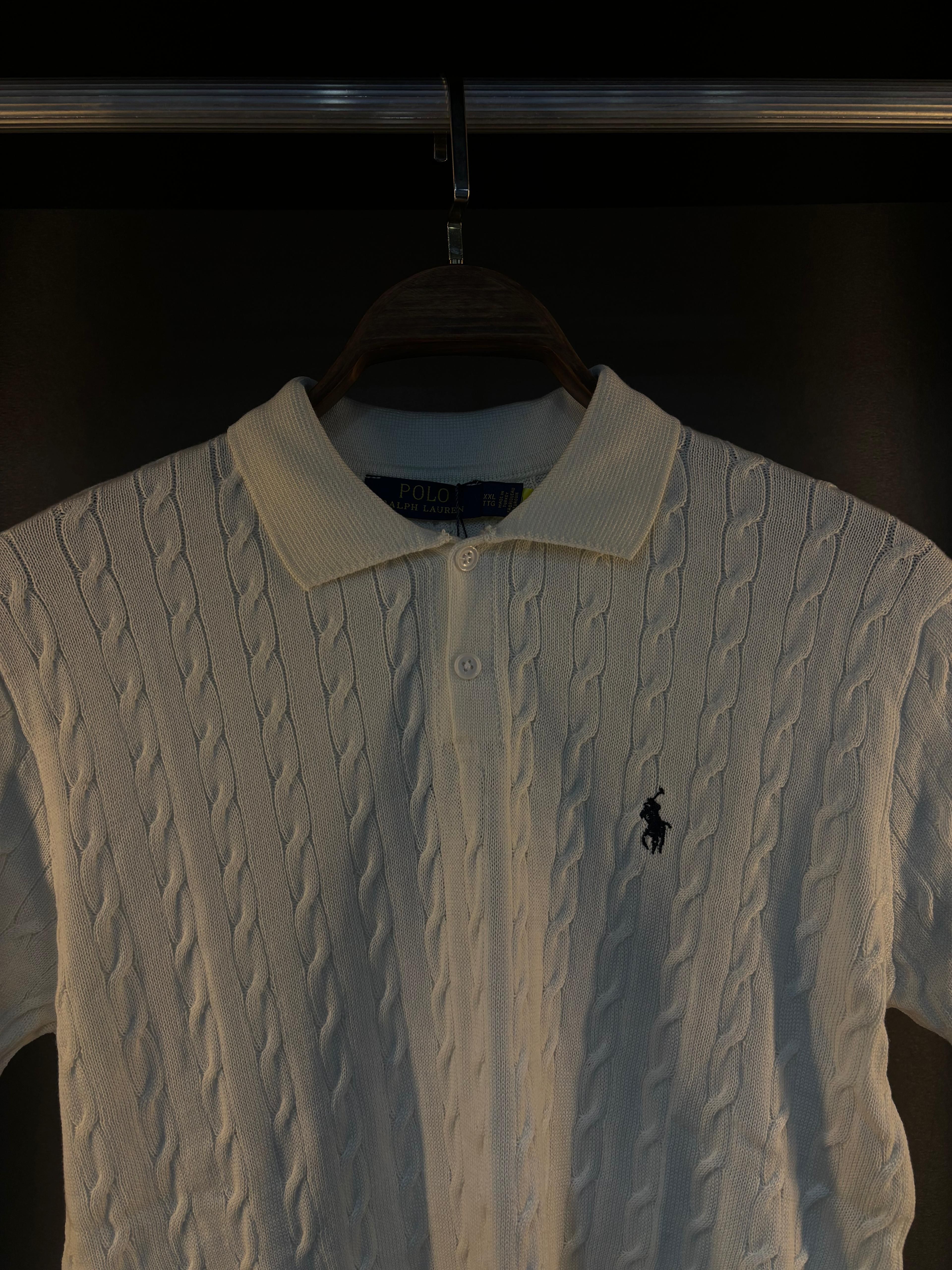 RL örme polo tişört