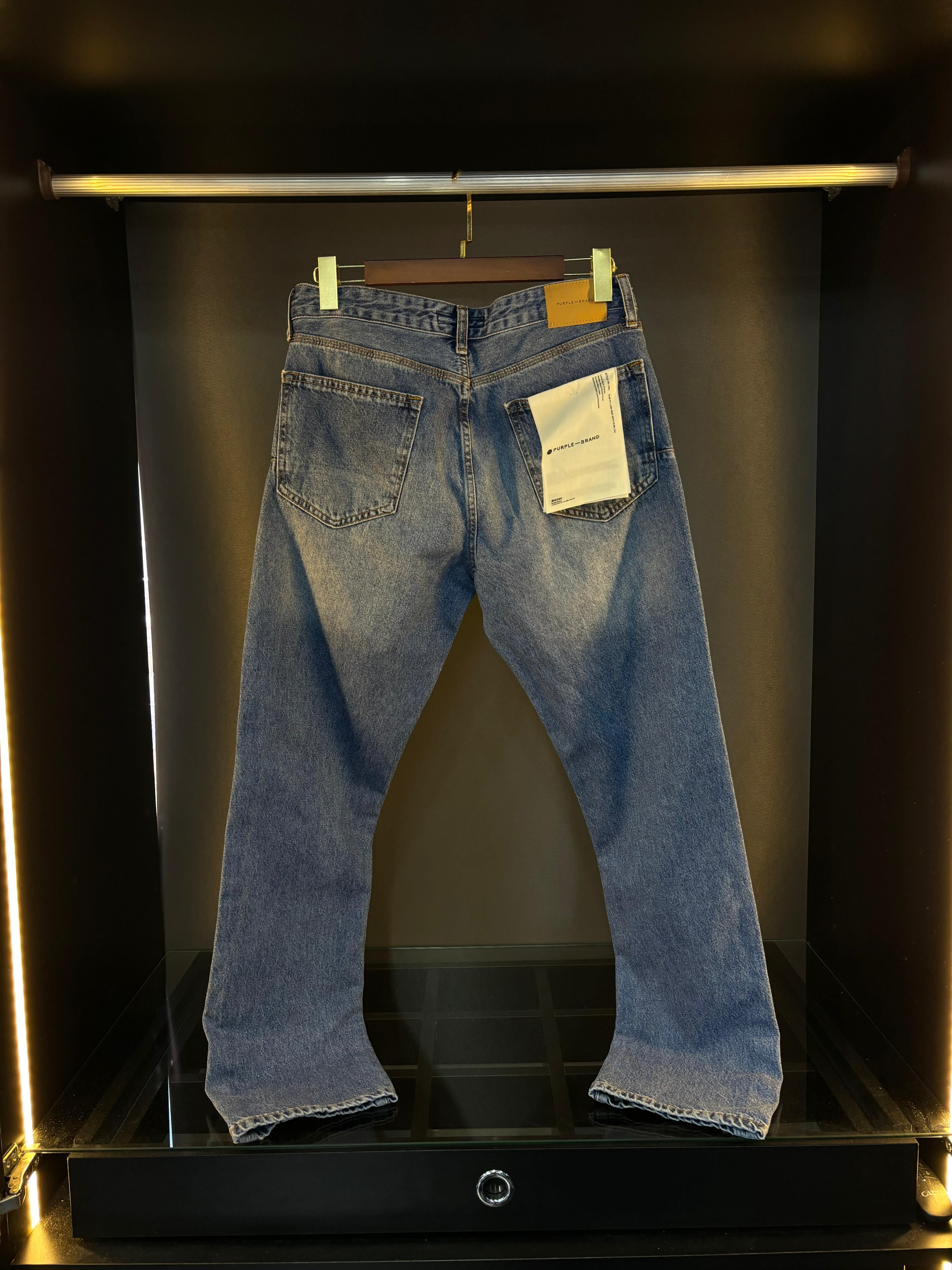 Purple jeans pantolon