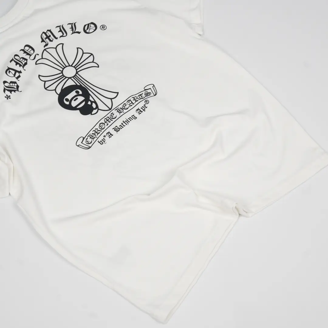 Bape x chrome hearts tişört