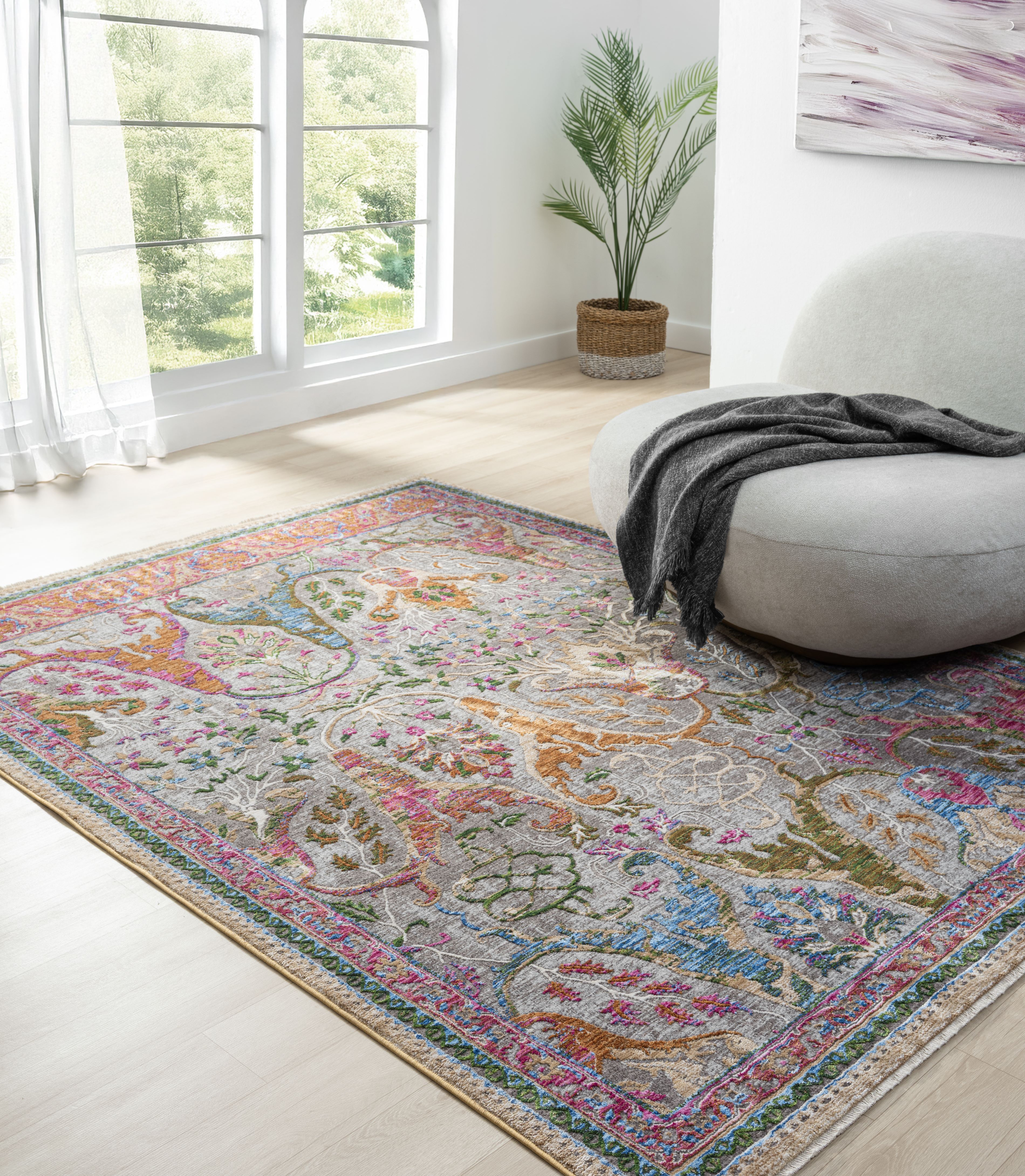 EMİRGAN HALI RUSTİK MULTİ SERİSİ RSM 01 MULTİ RENKLİ SALON HALISI