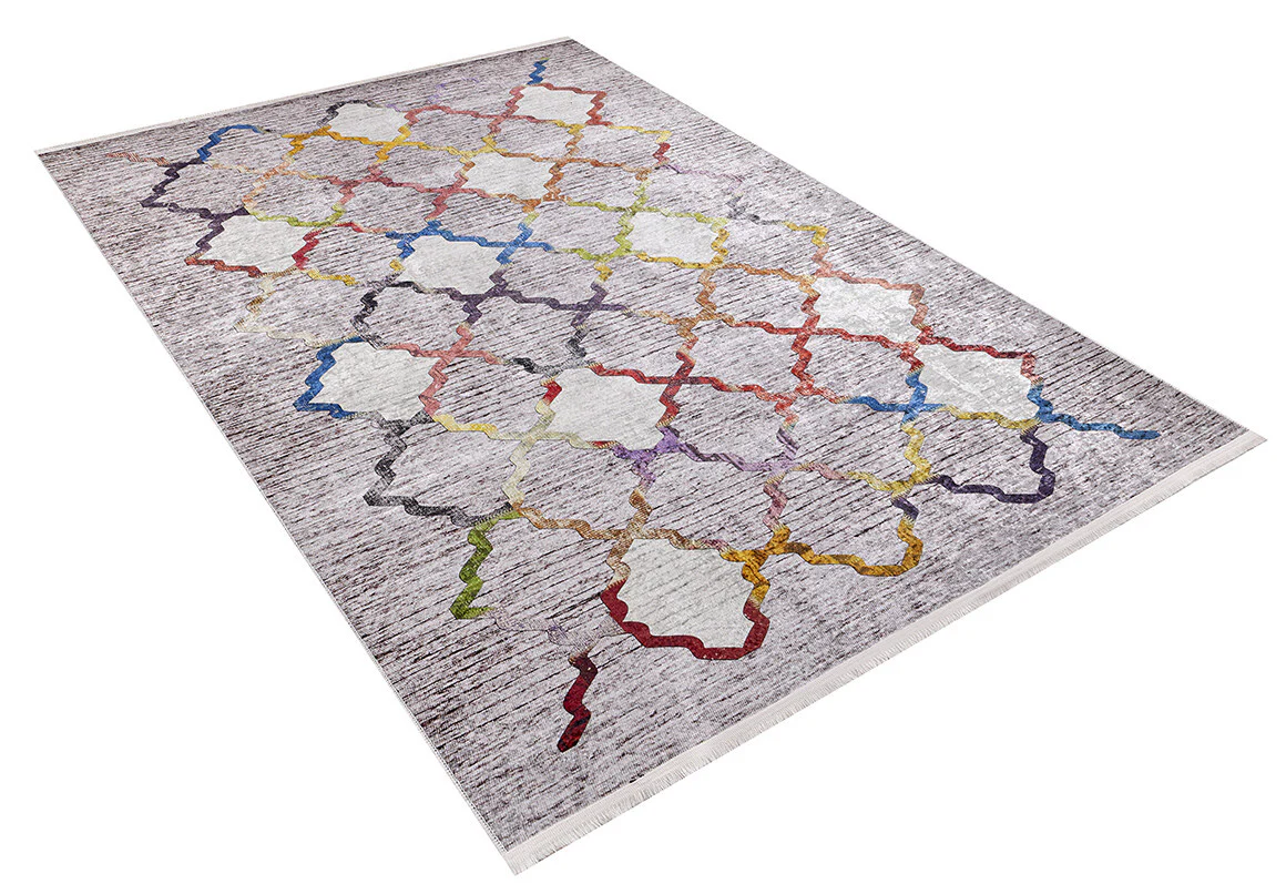 EMİRGAN HALI ZEN SERİSİ ZN 33 - MAKİNEDE YIKANABİLEN PAMUK DOKUMA TABAN HALI