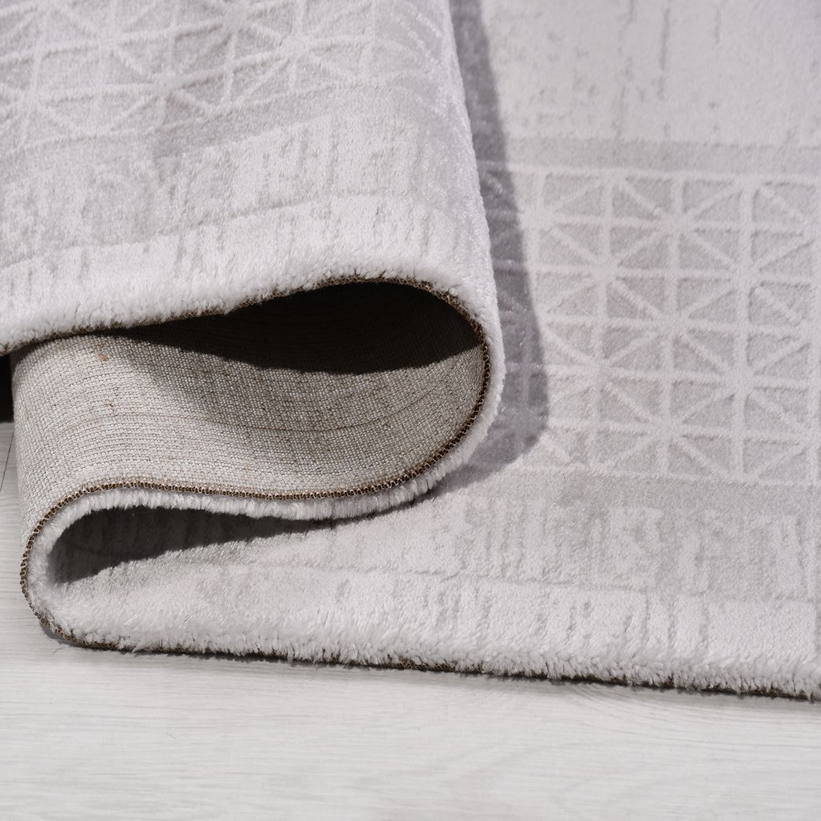 EMİRGAN HALI DOKU SERİSİ PİCASSO PC 02 KREM -DÜZ RENK MODERN SALON HALISI