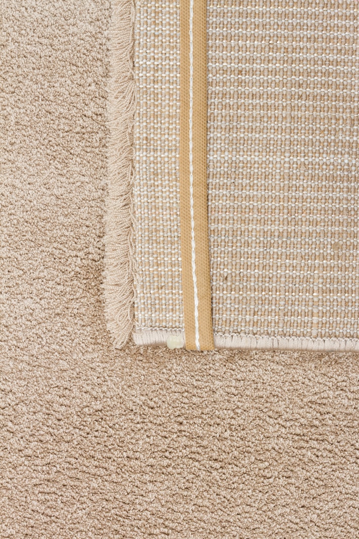 EMİRGAN HALI SOFT X SERİSİ SF 02 BEJ - YUMUŞAK DOKULU MODERN SHAGGY HALI