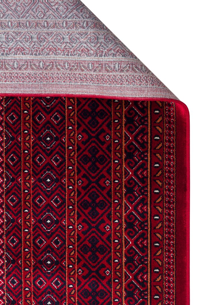 EMİRGAN HALI ETNİK SERİSİ ETN 02 KIRMIZI LACİVERT SALON HALISI