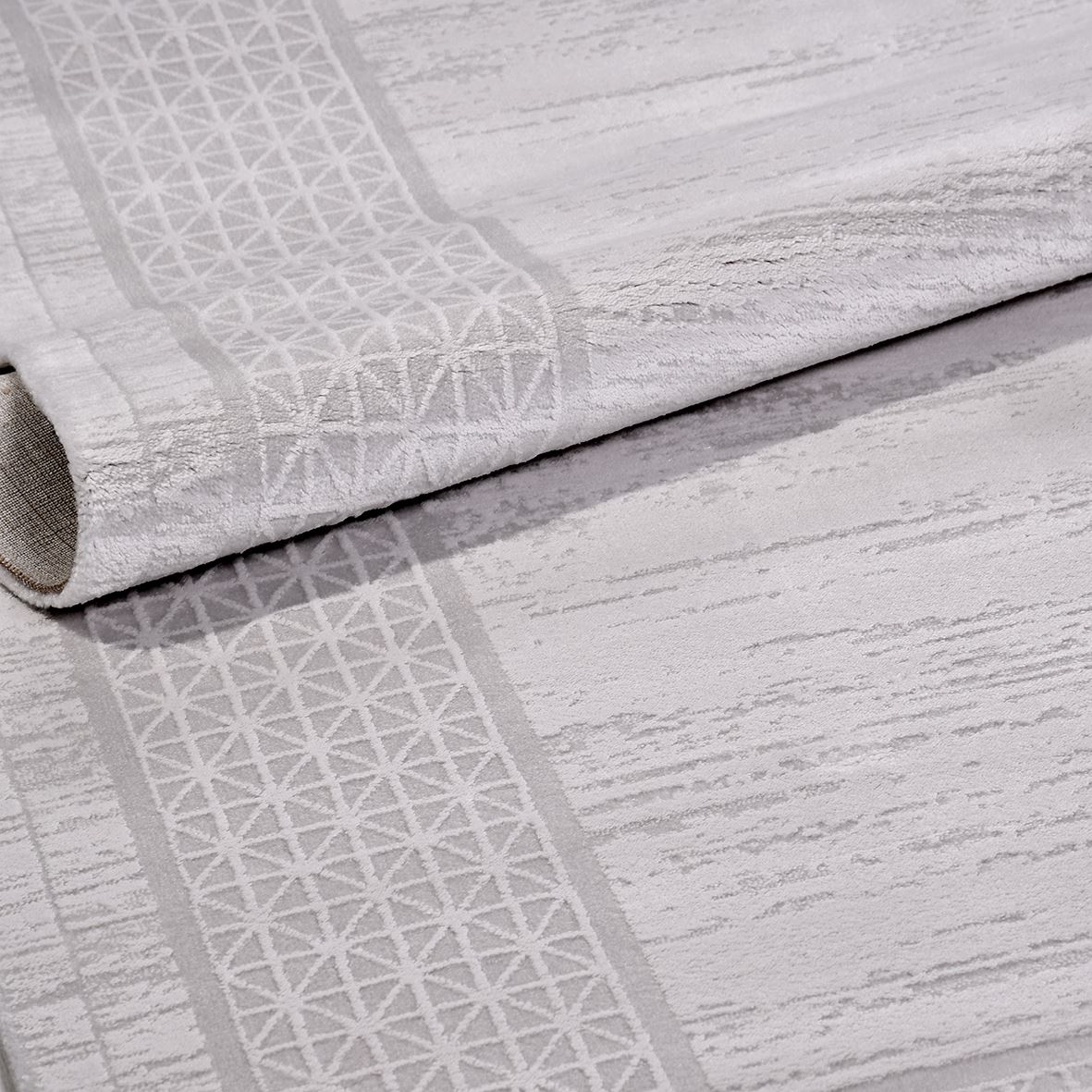 EMİRGAN HALI DOKU SERİSİ PİCASSO PC 02 KREM -DÜZ RENK MODERN SALON HALISI