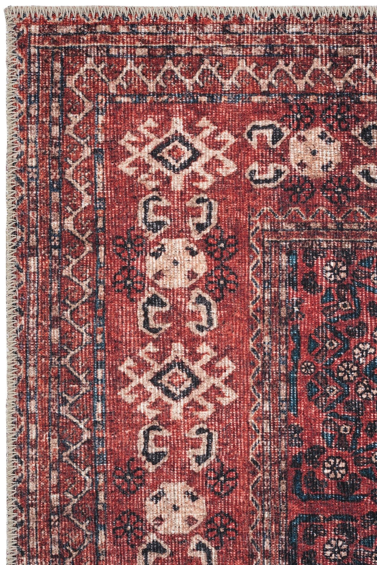 EMİRGAN HALI ART DOKU SERİSİ ART 54 -MAKİNEDE YIKANABİLEN PAMUK DOKUMA TABAN HALI
