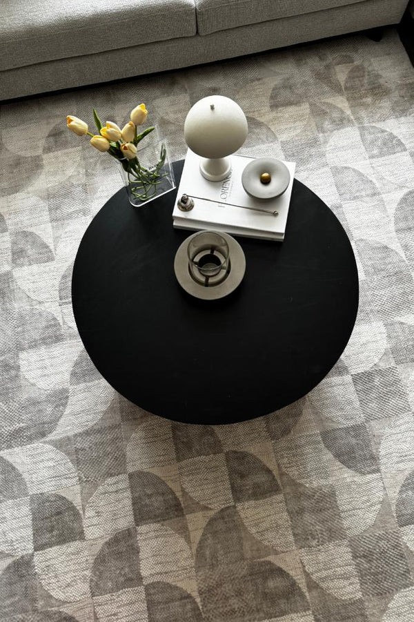 EMİRGAN HALI TRUVA SERİSİ TRV 05 GRİ MODERN MAKİNE HALISI