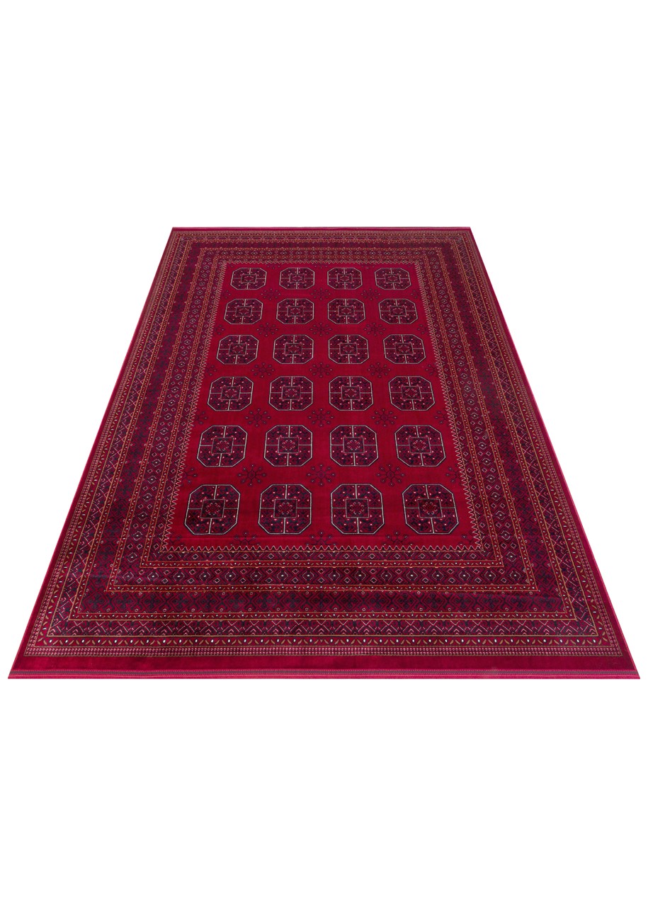EMİRGAN HALI ETNİK SERİSİ ETN 02 KIRMIZI LACİVERT SALON HALISI