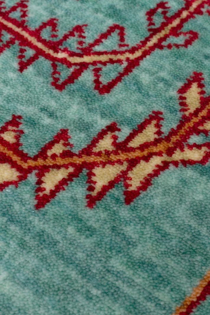 EMİRGAN HALI ZARA YÜN HALI SERİSİ ZR 22 TURKUAZ