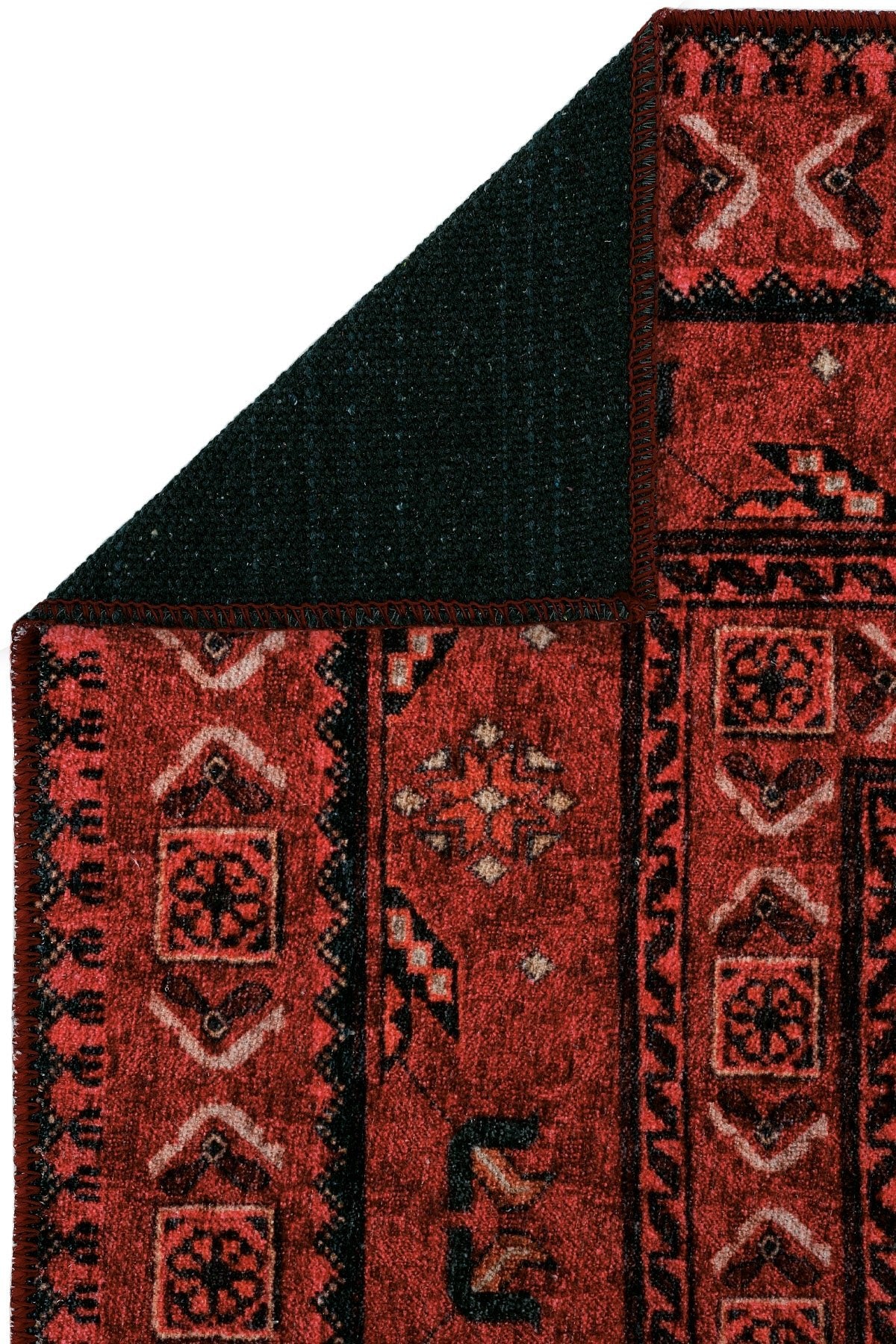 EMİRGAN HALI ART DOKU SERİSİ ART 77 -MAKİNEDE YIKANABİLEN PAMUK DOKUMA TABAN HALI