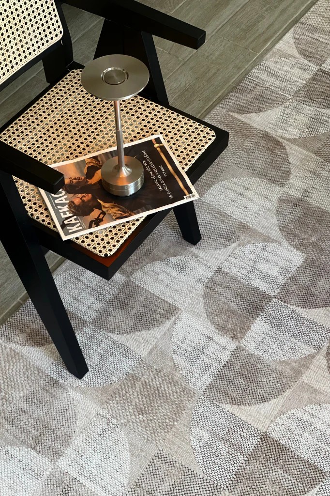 EMİRGAN HALI TRUVA SERİSİ TRV 01 BEJ KAHVE MODERN MAKİNE HALISI