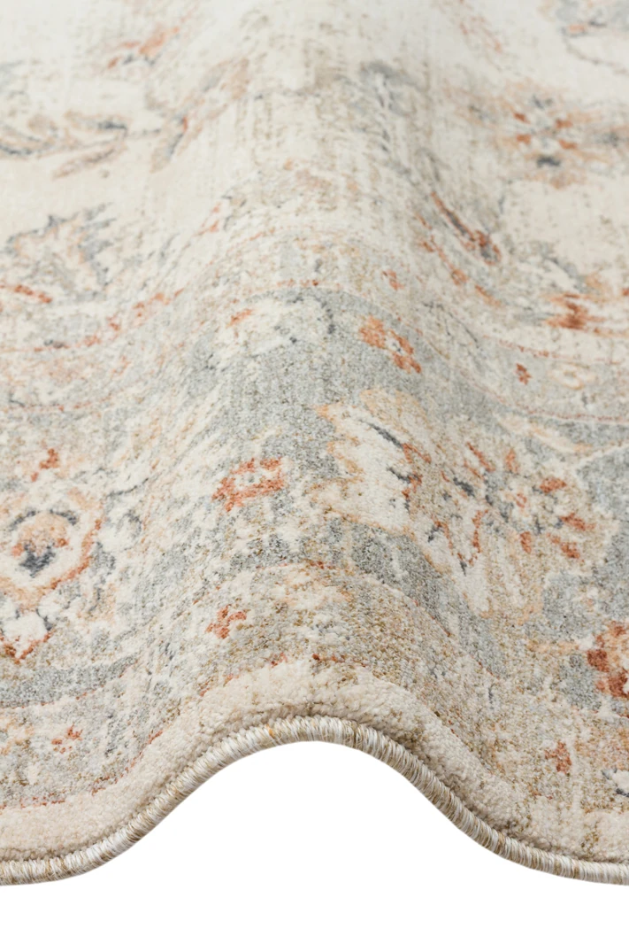 EMİRGAN HALI ANTİK EFES SERİSİ EFS 04 KREM GRİ VİNTAGE HALI