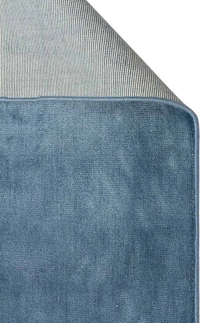 EMİRGAN HALI HARWARD SERİSİ - HR 01 NAVY BLUE VİSKON VE FLOŞ İPLİKLER İLE ÜRETİLEN DÜZ RENK İPEKLİ HALI
