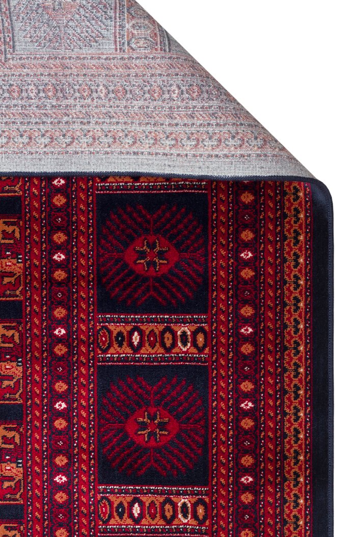 EMİRGAN HALI ETNİK SERİSİ ETN 03 KIRMIZI LACİVERT SALON HALISI
