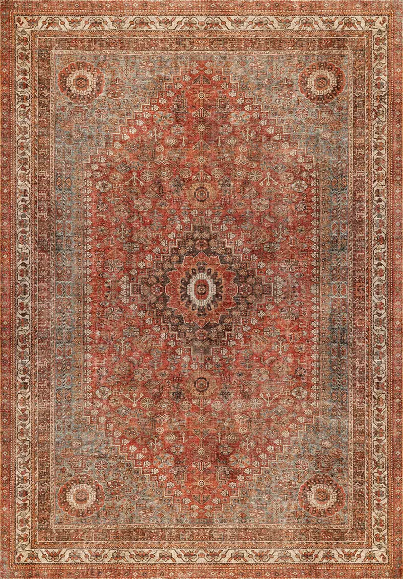 EMİRGAN HALI ART DOKU SERİSİ ART 98 -MAKİNEDE YIKANABİLEN PAMUK DOKUMA TABAN HALI