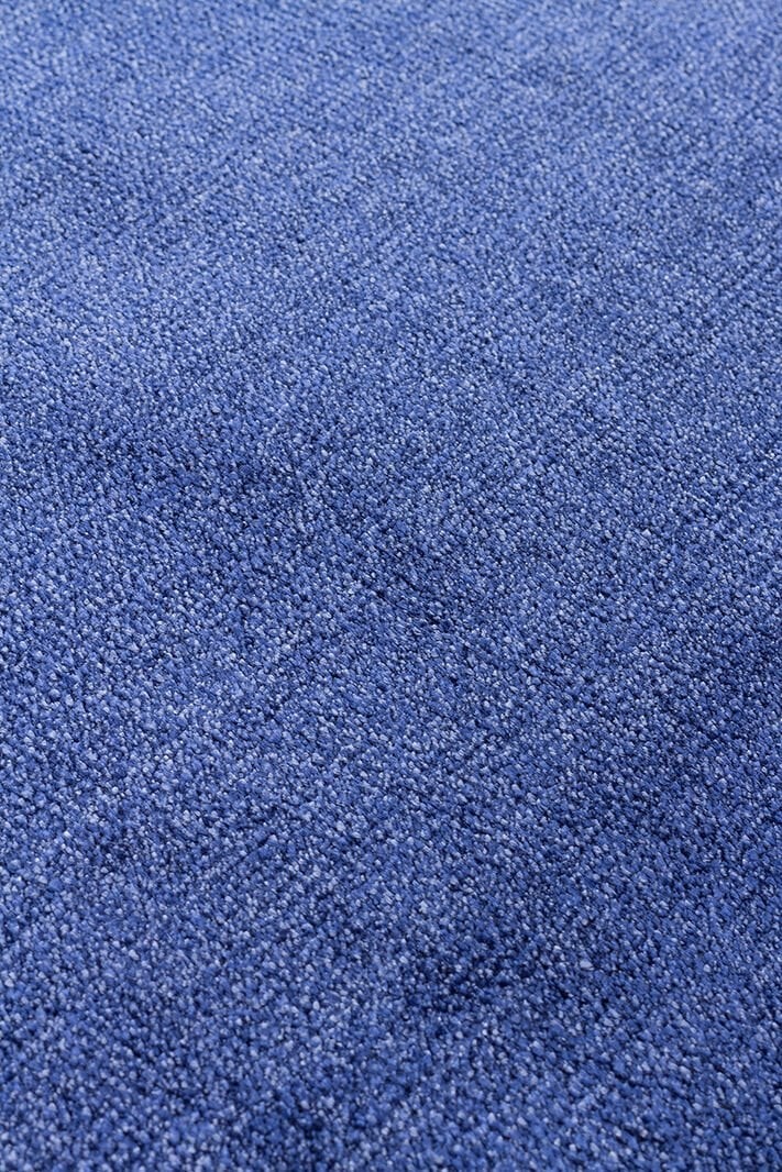 EMİRGAN HALI HARWARD SERİSİ - HR 01 MIDNIGHT BLUE VİSKON VE FLOŞ İPLİKLER İLE ÜRETİLEN DÜZ RENK İPEKLİ HALI