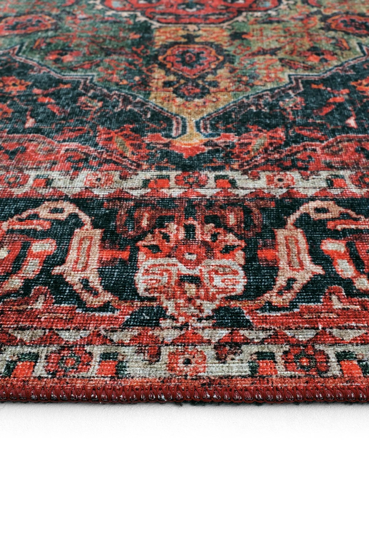 EMİRGAN HALI ART DOKU SERİSİ ART 62 -MAKİNEDE YIKANABİLEN PAMUK DOKUMA TABAN HALI