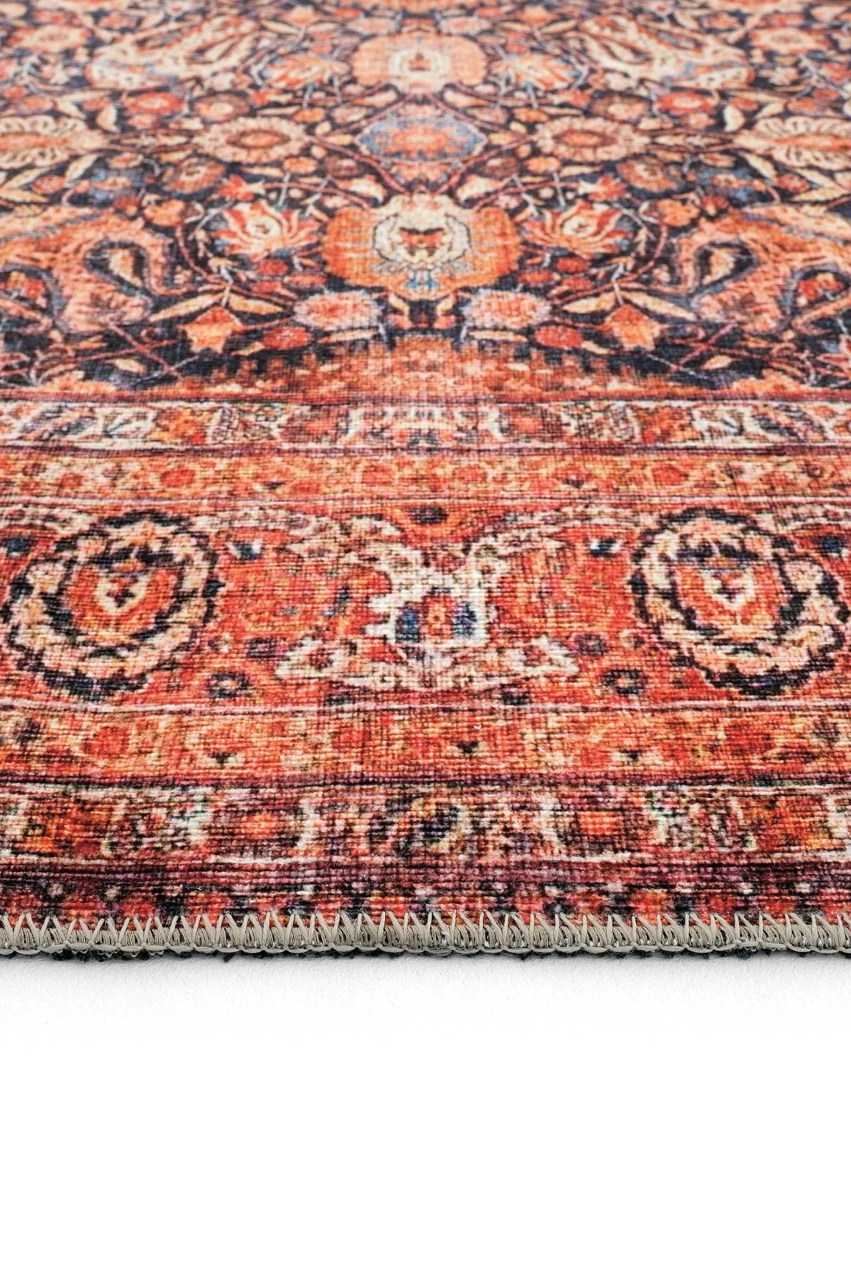 EMİRGAN HALI ART DOKU SERİSİ ART 67 -MAKİNEDE YIKANABİLEN PAMUK DOKUMA TABAN HALI