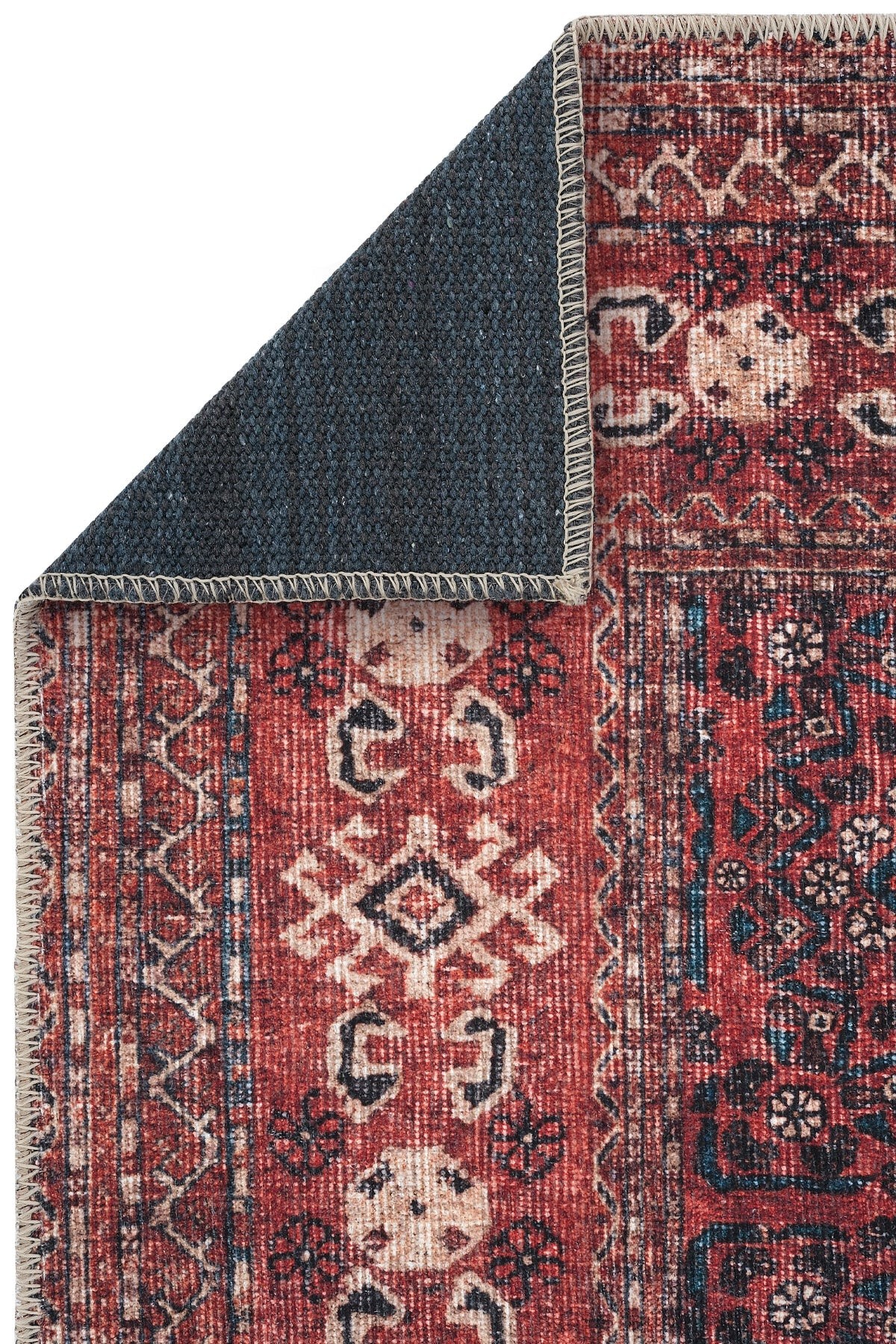 EMİRGAN HALI ART DOKU SERİSİ ART 54 -MAKİNEDE YIKANABİLEN PAMUK DOKUMA TABAN HALI