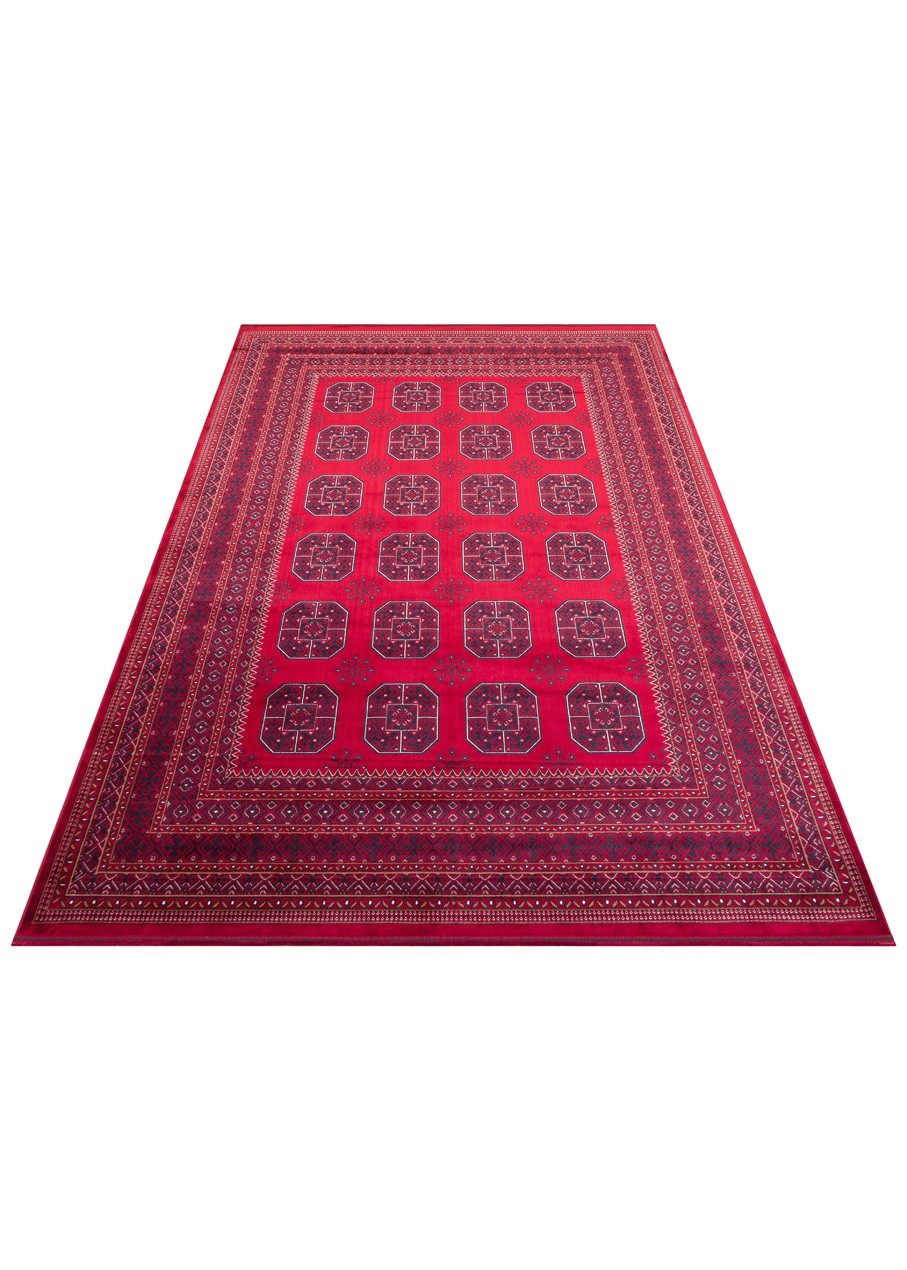 EMİRGAN HALI ETNİK SERİSİ ETN 02 KIRMIZI LACİVERT SALON HALISI