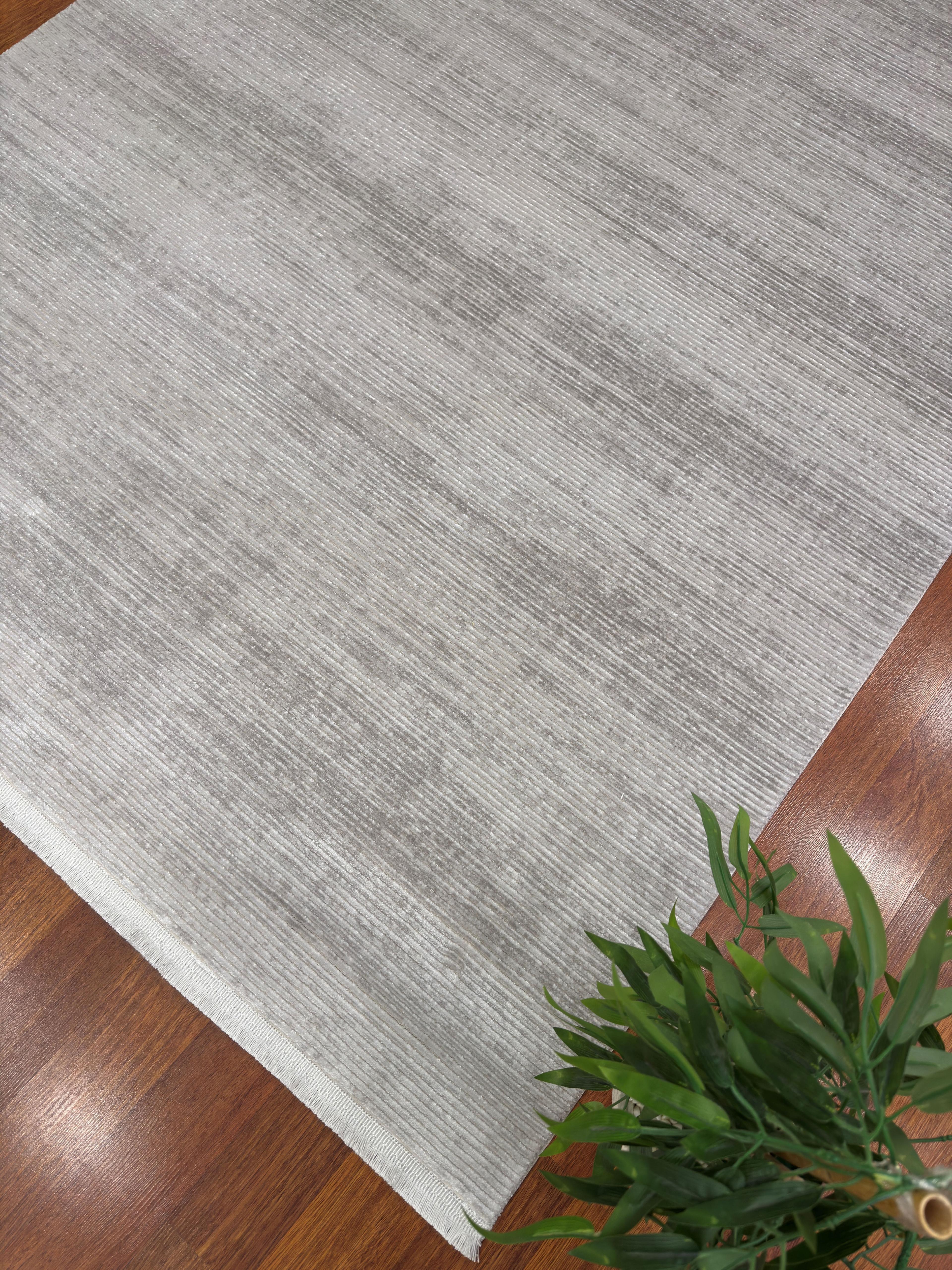 EMİRGAN HALI TRUVA SERİSİ TRV 08 GRİ MODERN MAKİNE HALISI