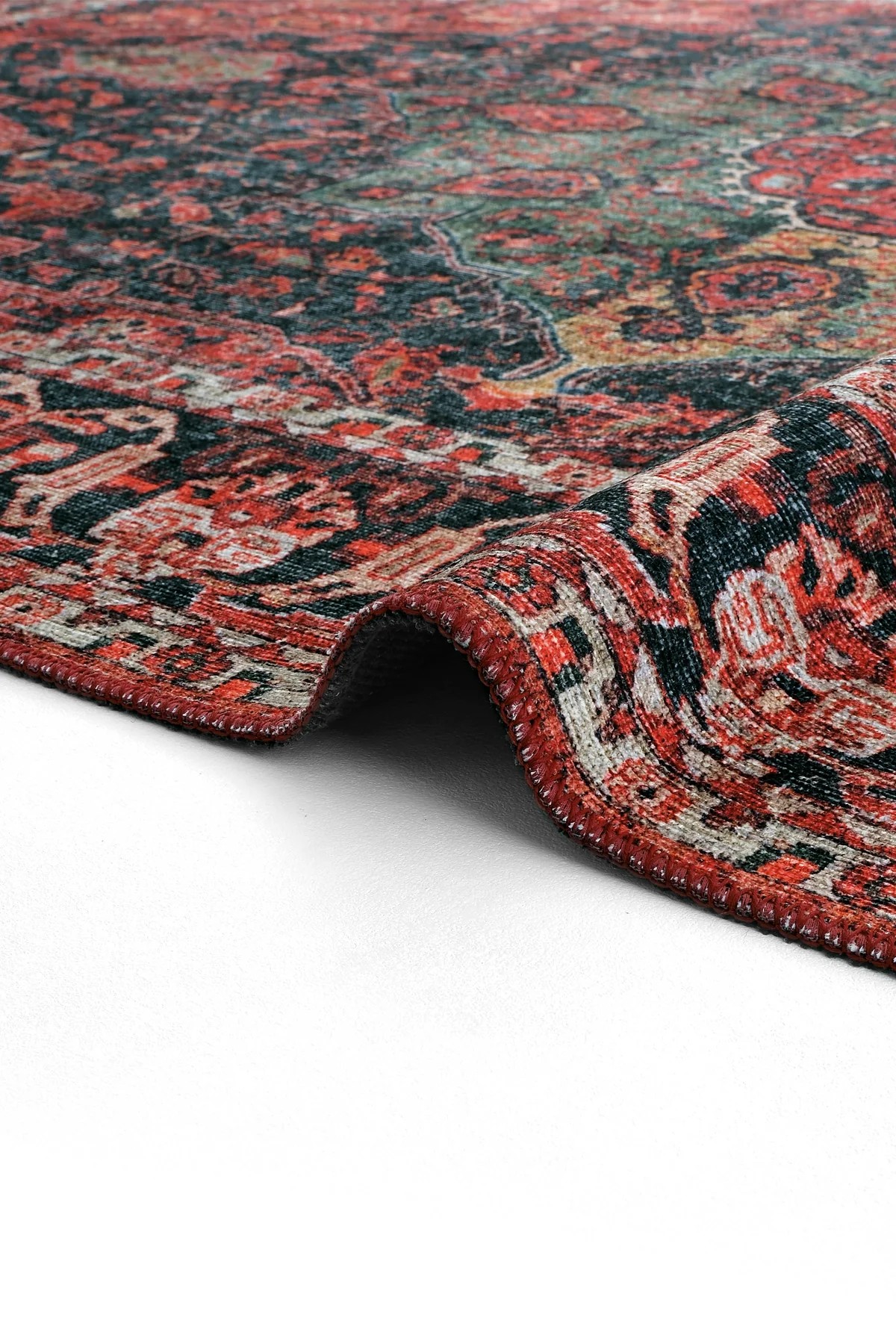 EMİRGAN HALI ART DOKU SERİSİ ART 62 -MAKİNEDE YIKANABİLEN PAMUK DOKUMA TABAN HALI