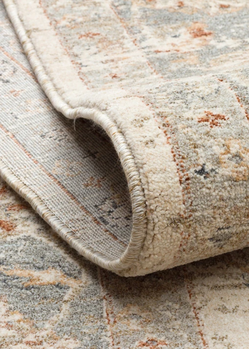 EMİRGAN HALI ANTİK EFES SERİSİ EFS 04 KREM GRİ VİNTAGE HALI