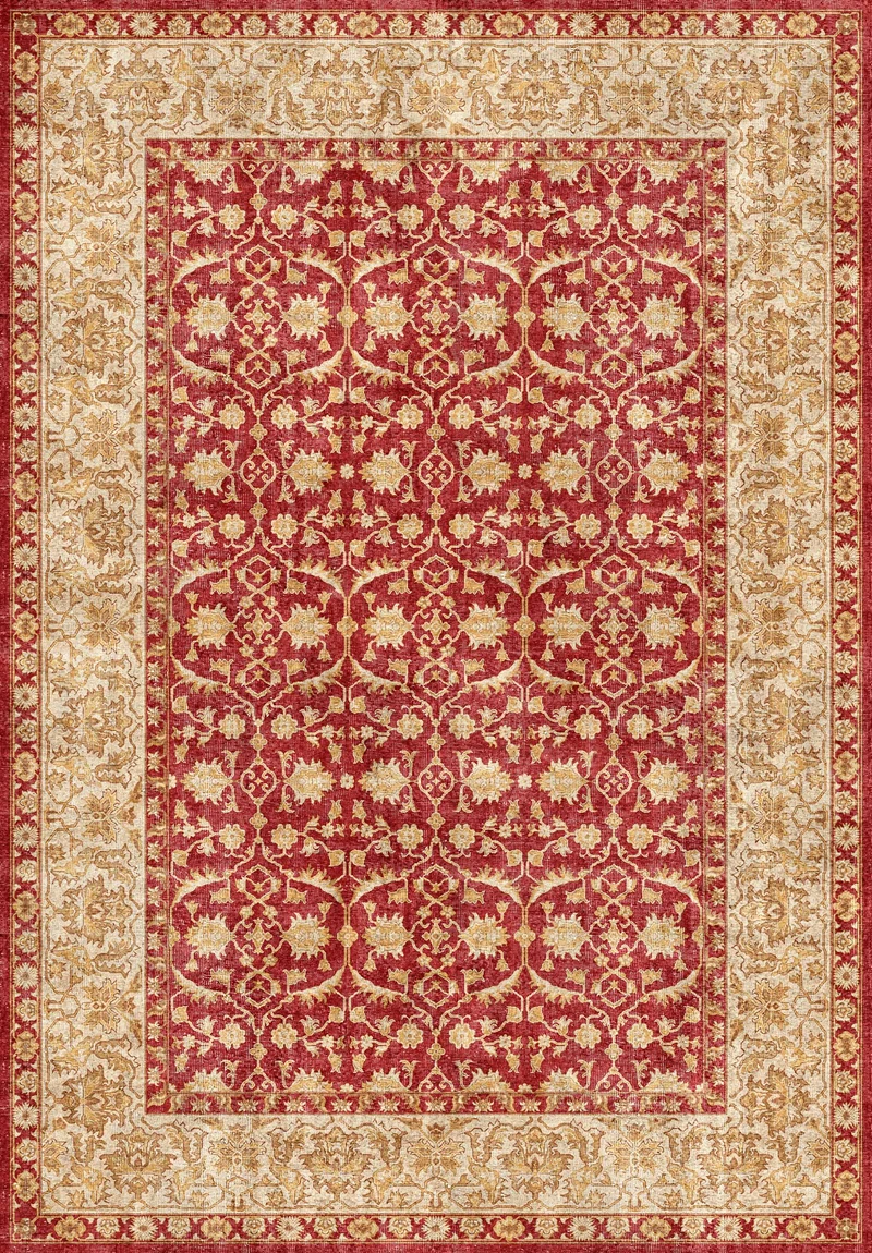 EMİRGAN HALI ART DOKU SERİSİ ART 75 -MAKİNEDE YIKANABİLEN PAMUK DOKUMA TABAN HALI