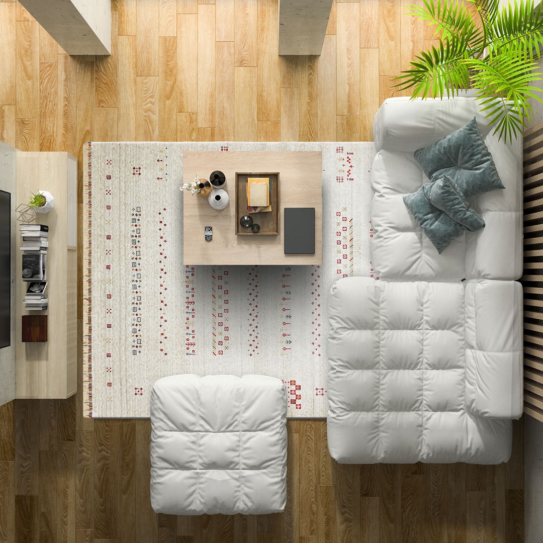 EMİRGAN HALI ZARA YÜN HALI SERİSİ ZR 06 BEJ