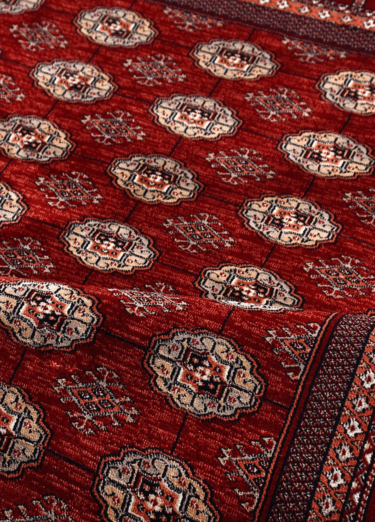 EMİRGAN HALI ASİL SERİSİ ASL 02 KIRMIZI AFGAN DESENLİ SALON HALISI