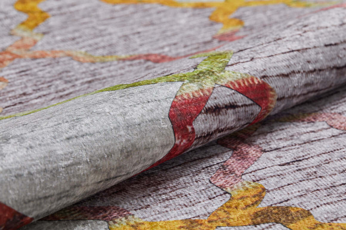 EMİRGAN HALI ZEN SERİSİ ZN 33 - MAKİNEDE YIKANABİLEN PAMUK DOKUMA TABAN HALI