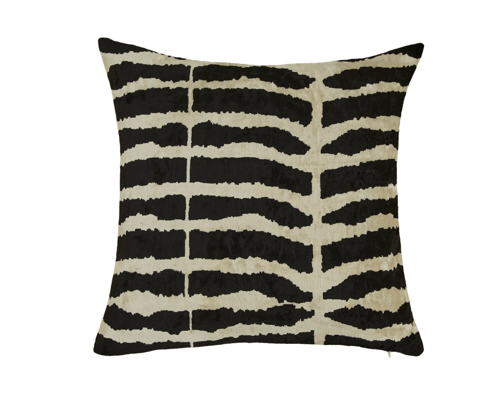 Ikat Kadife Zebra Desenli Kırlent