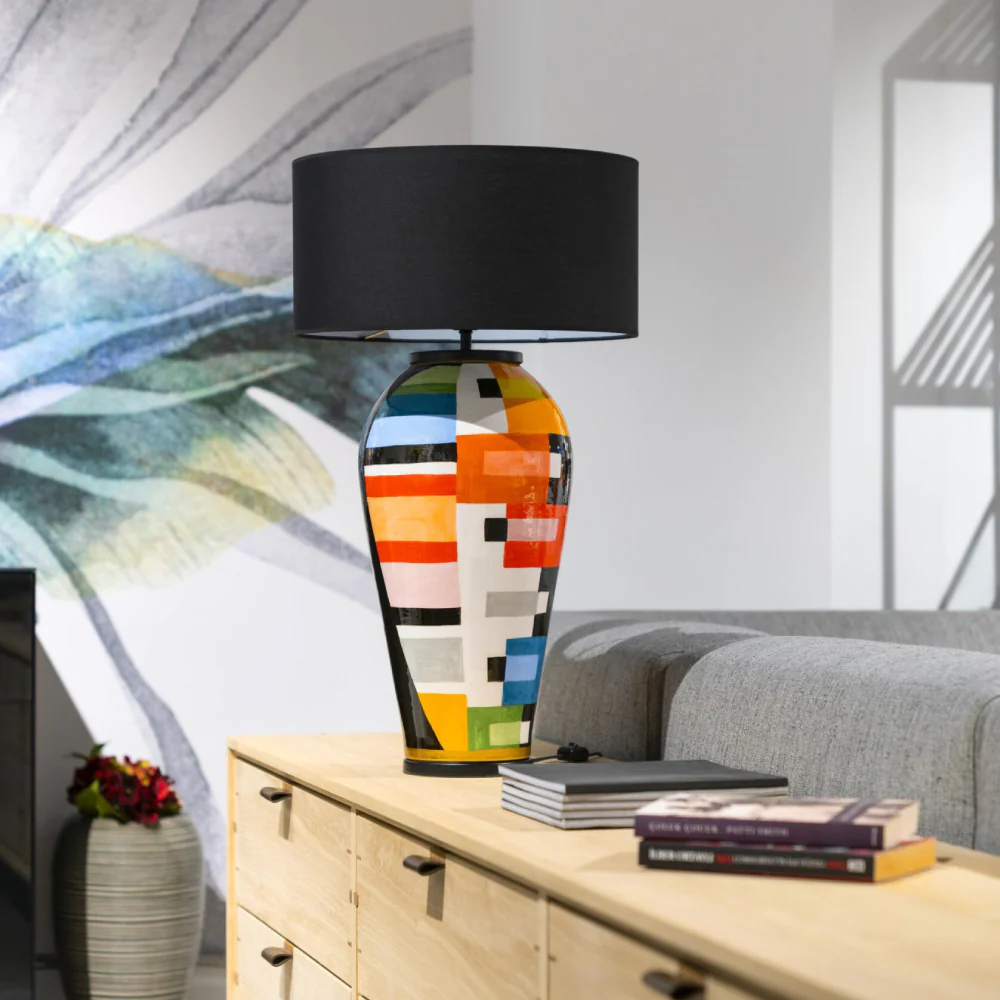 Miro El Yapımı Seramik Abajur