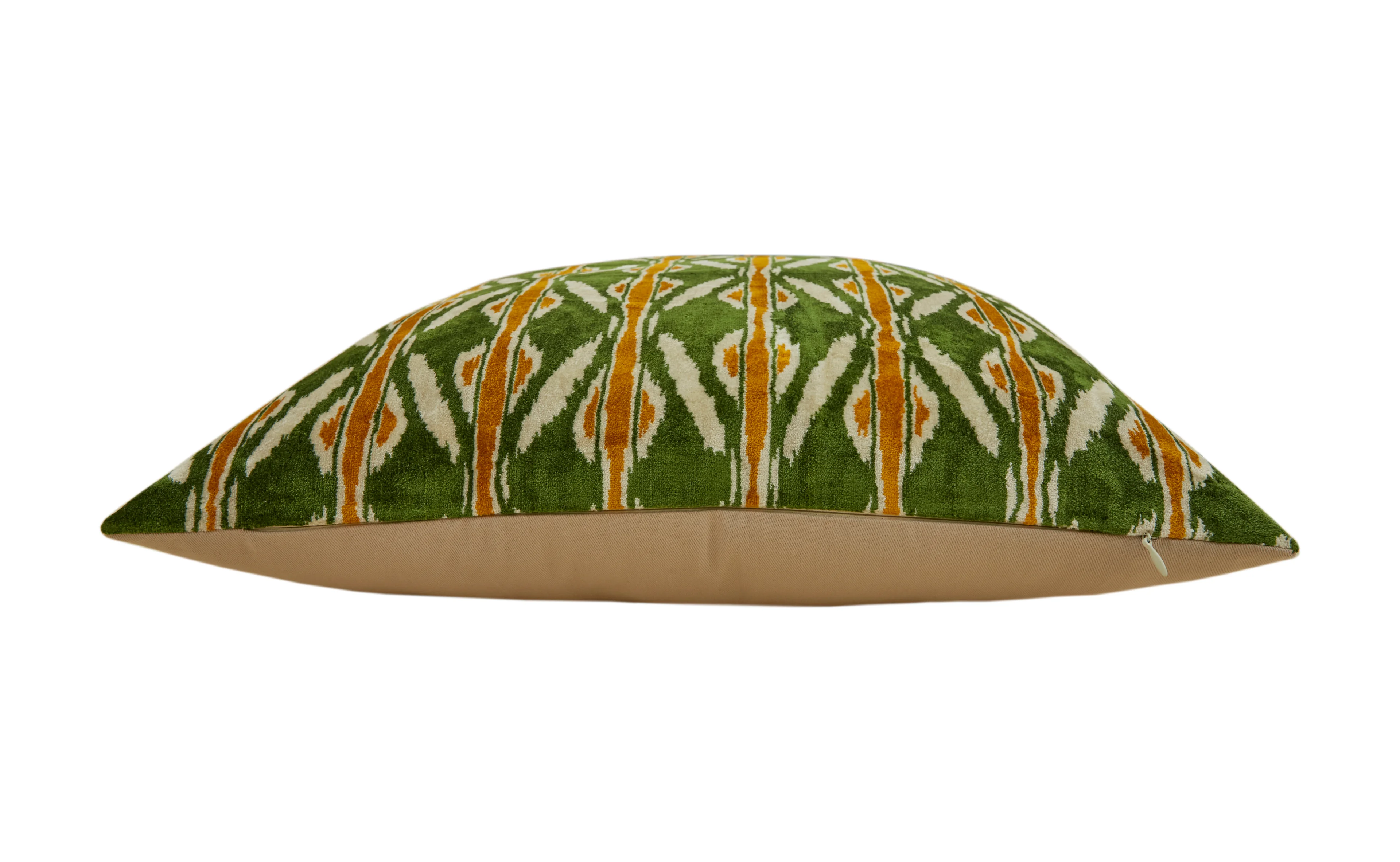 Enerjik Çapraz Çizgili Dekoratif Kadife Kırlent Kılıfı