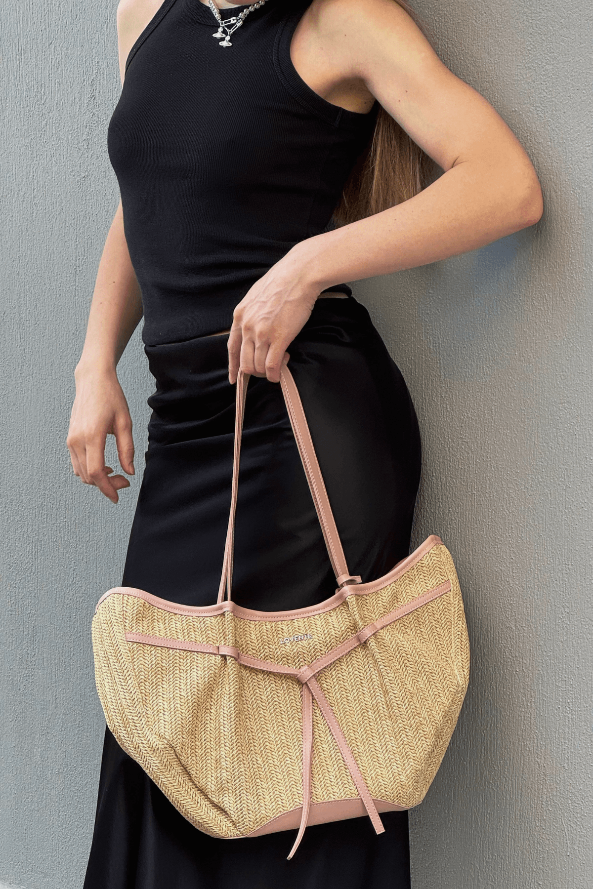 Large Tote Bag Niesha - Allure Mer Pembe