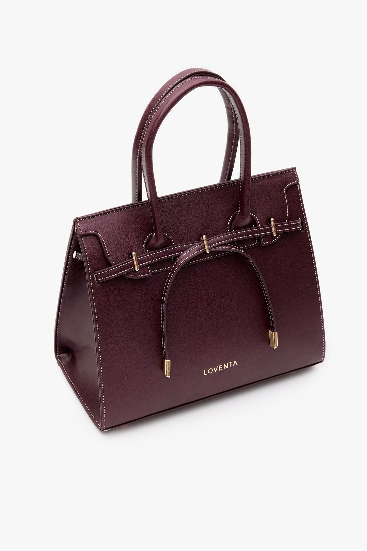 Midsize Hand Bag Ciara - Koyu Bordo