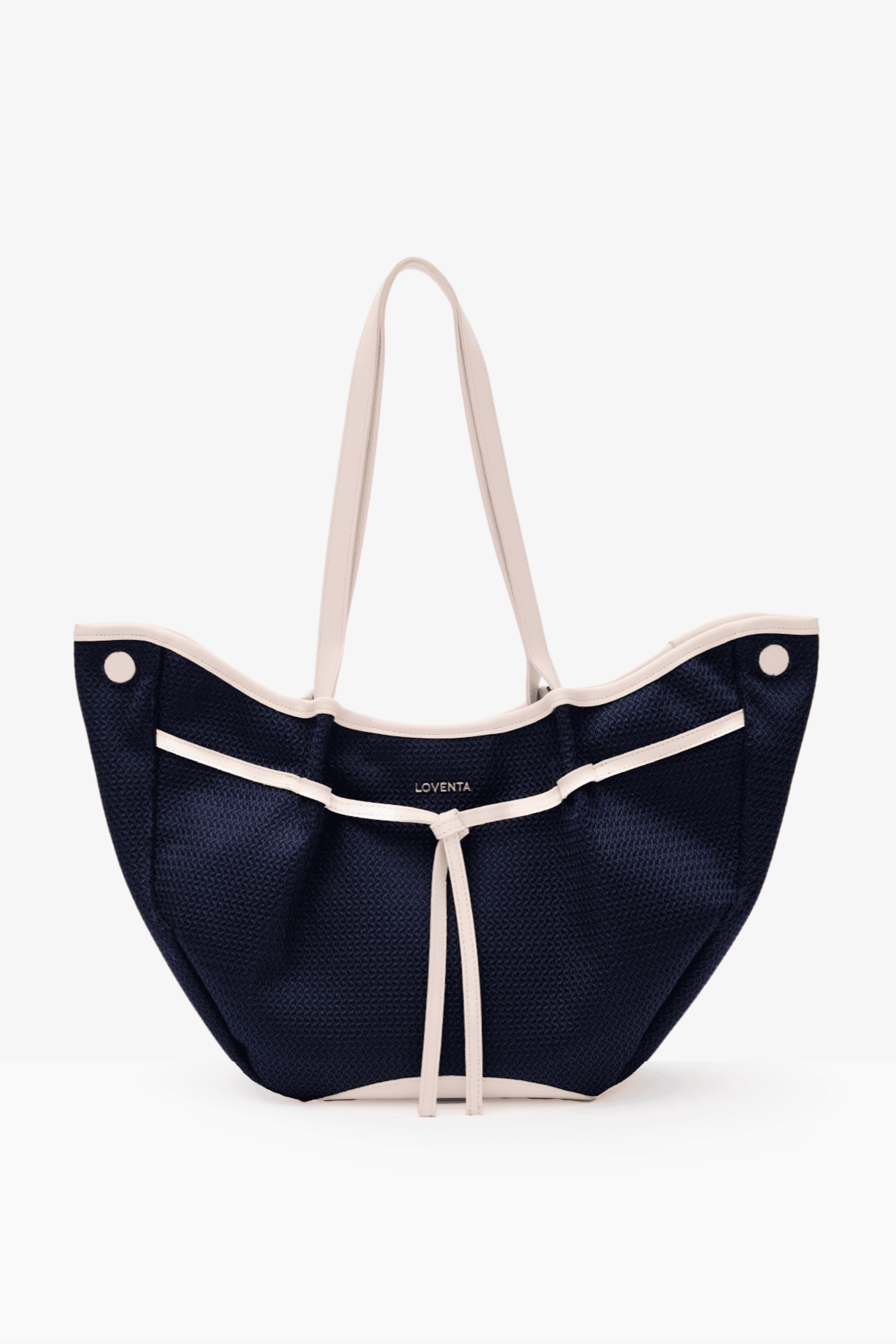 Large Tote Bag Niesha - Allure Lacivert Bej