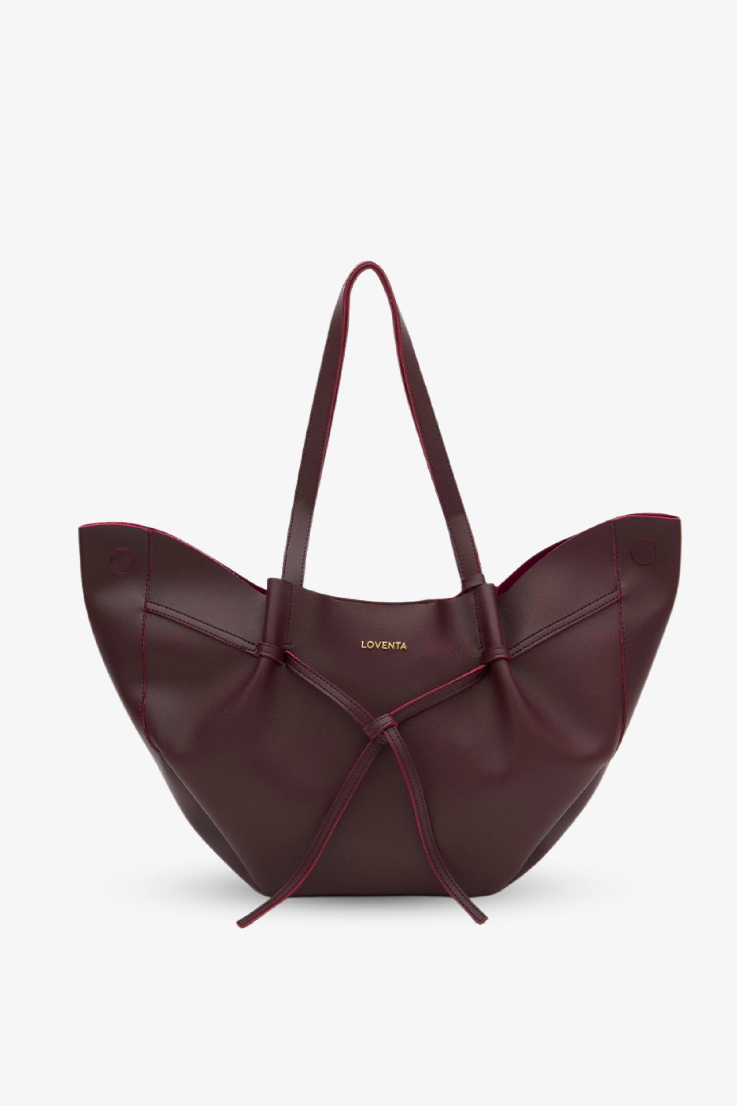 Large Tote Bag Niesha - burgundy